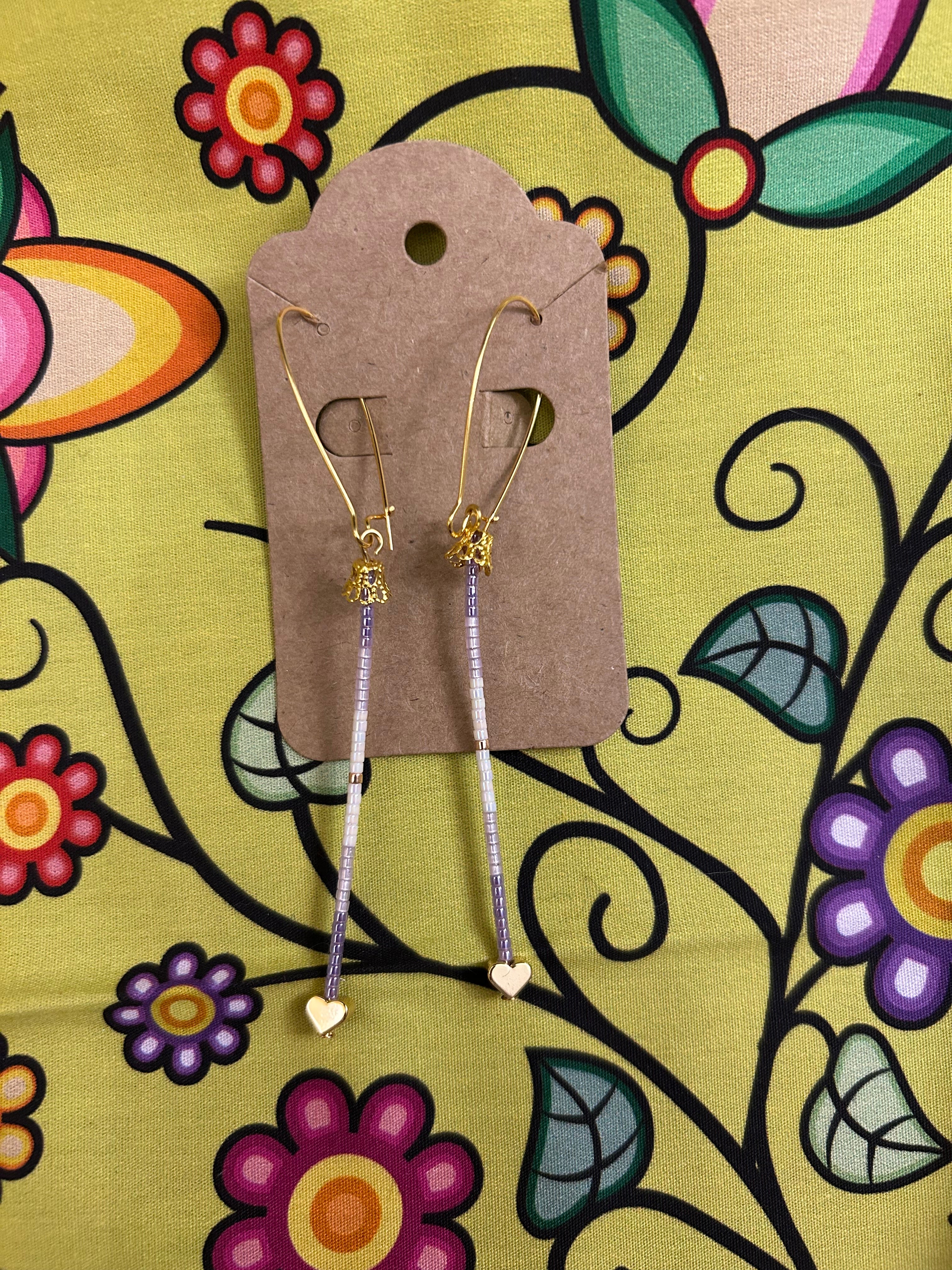 Karin Moen Dangle Stick Earrings