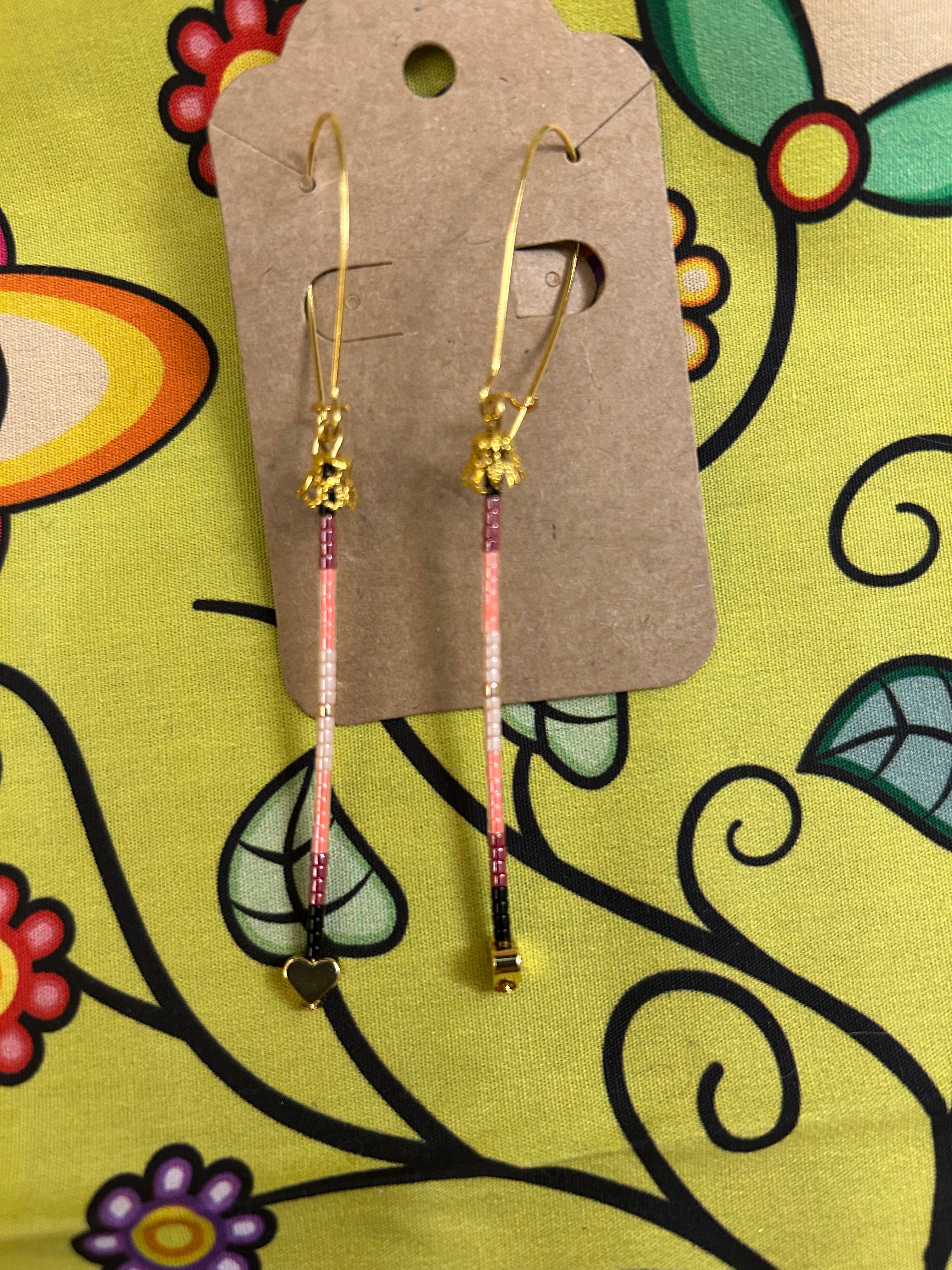 Karin Moen Dangle Stick Earrings