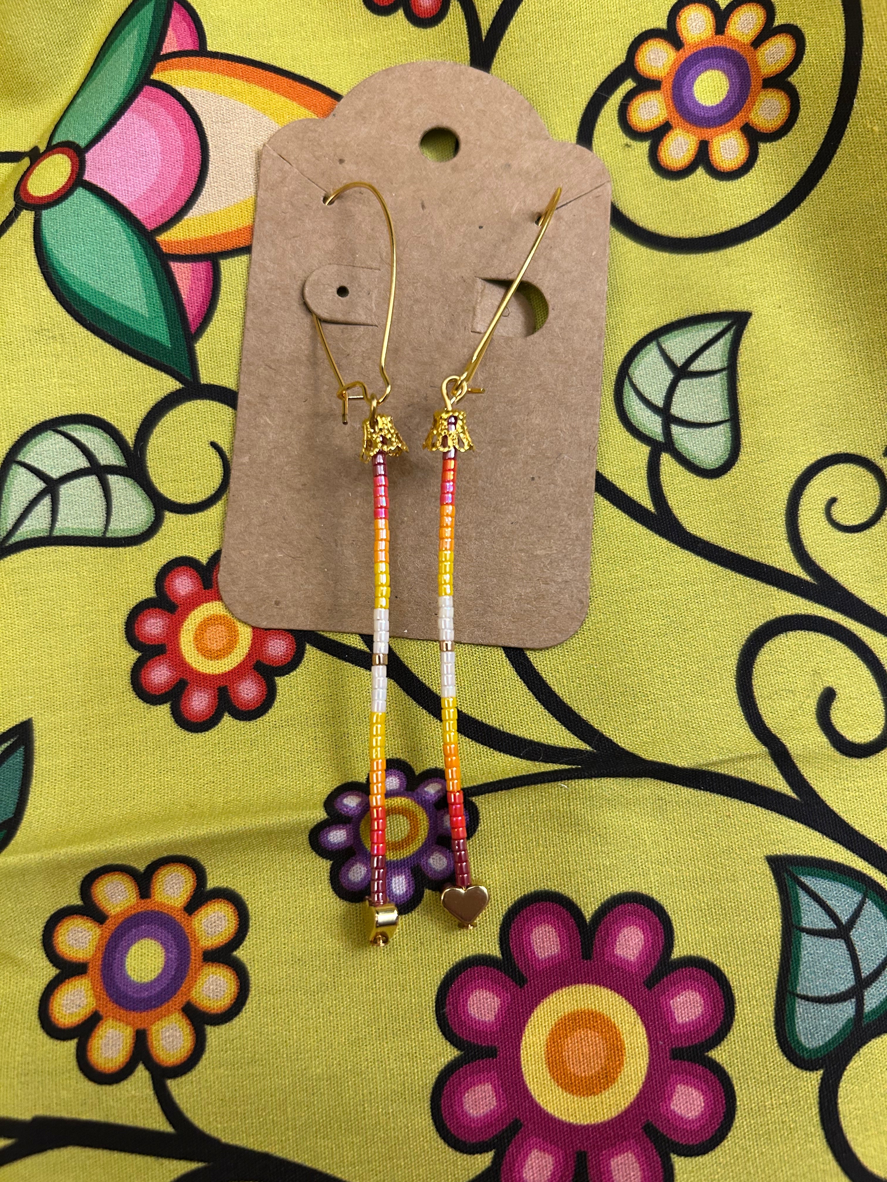 Karin Moen Dangle Stick Earrings