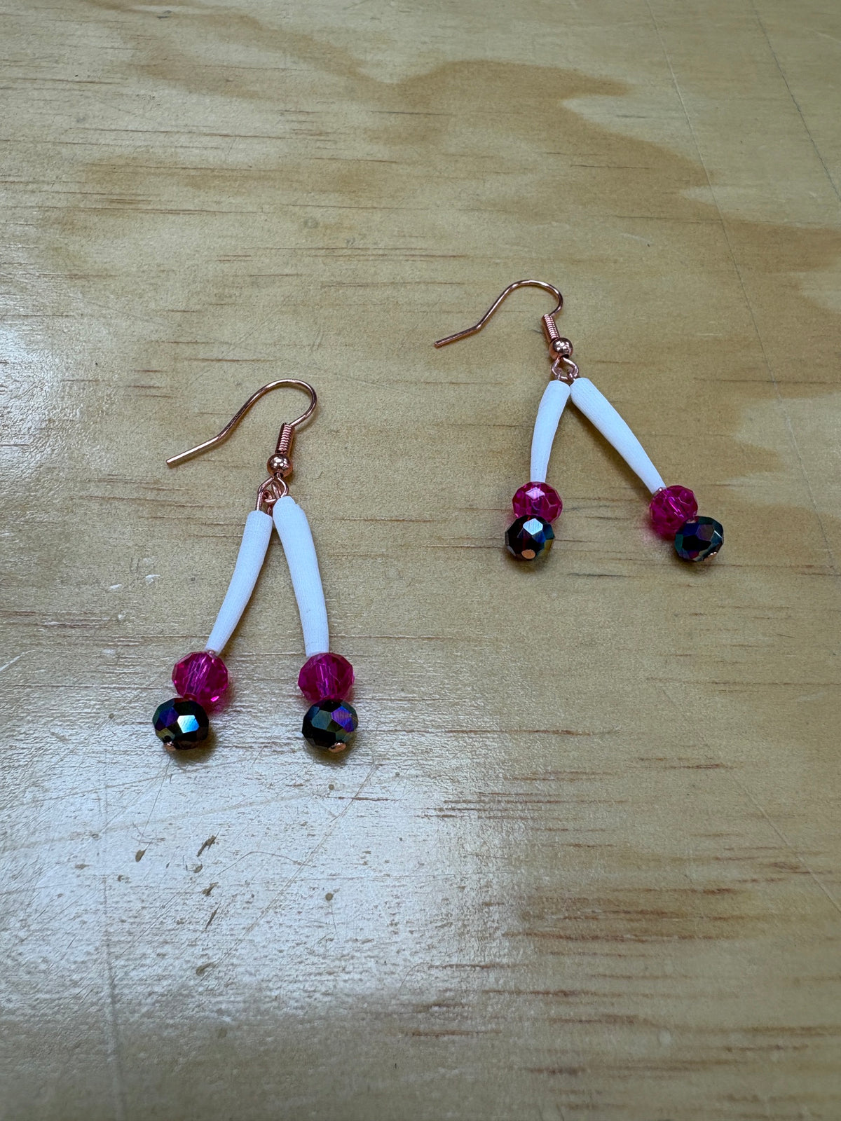 Handmade Dentalium Necklace and Earring