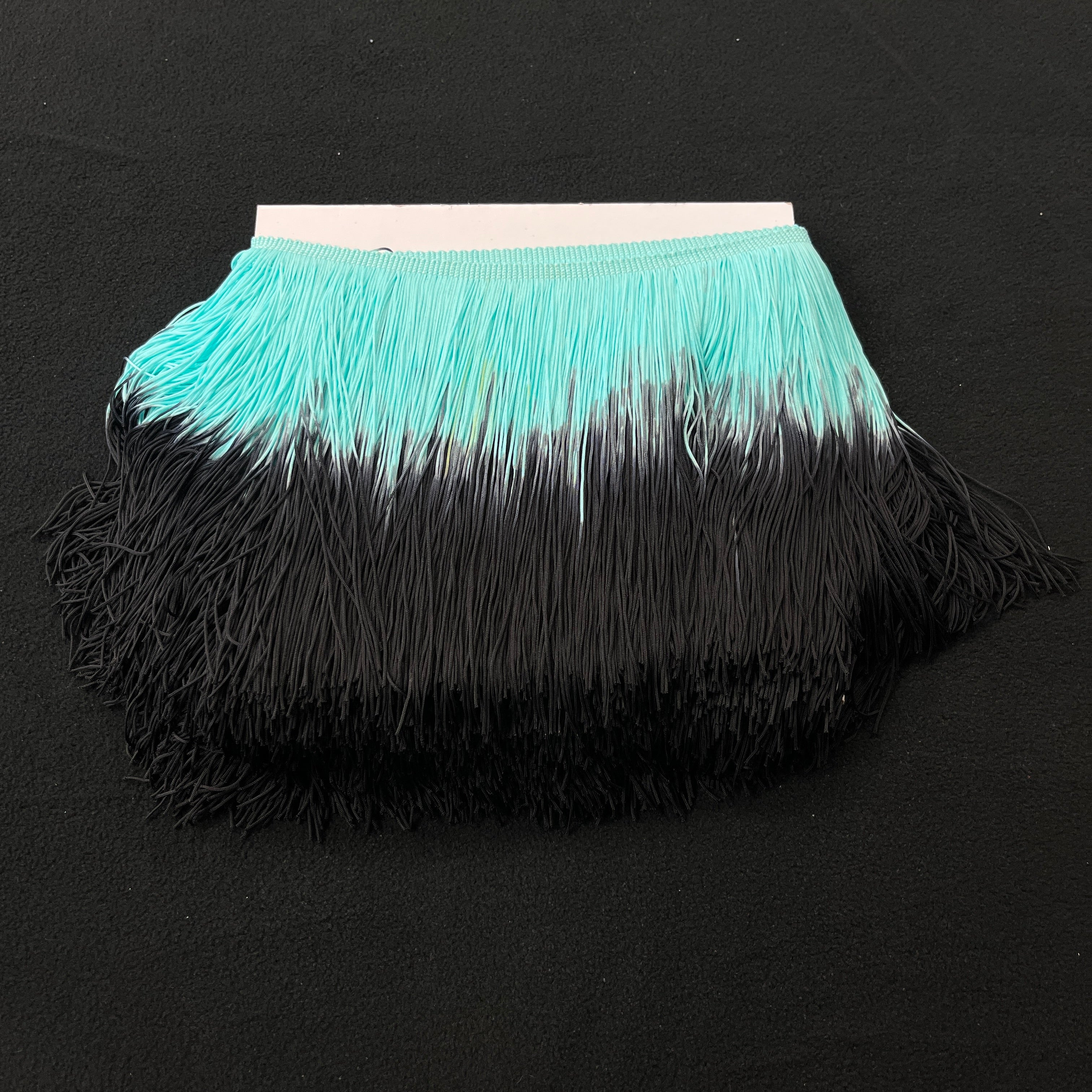 Turquoise Black Fringe