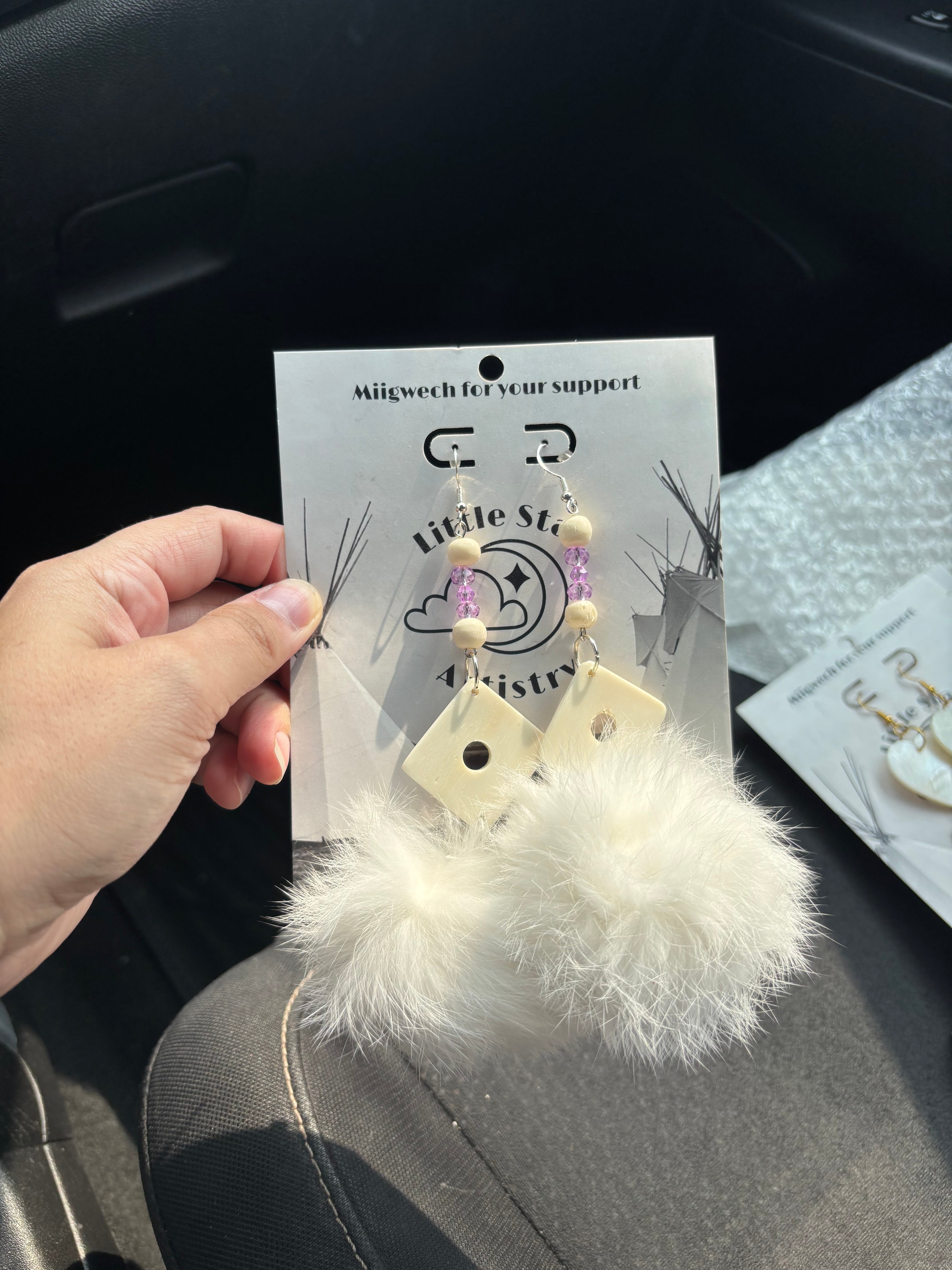 Dorienne Proulx Puff Ball Earrings