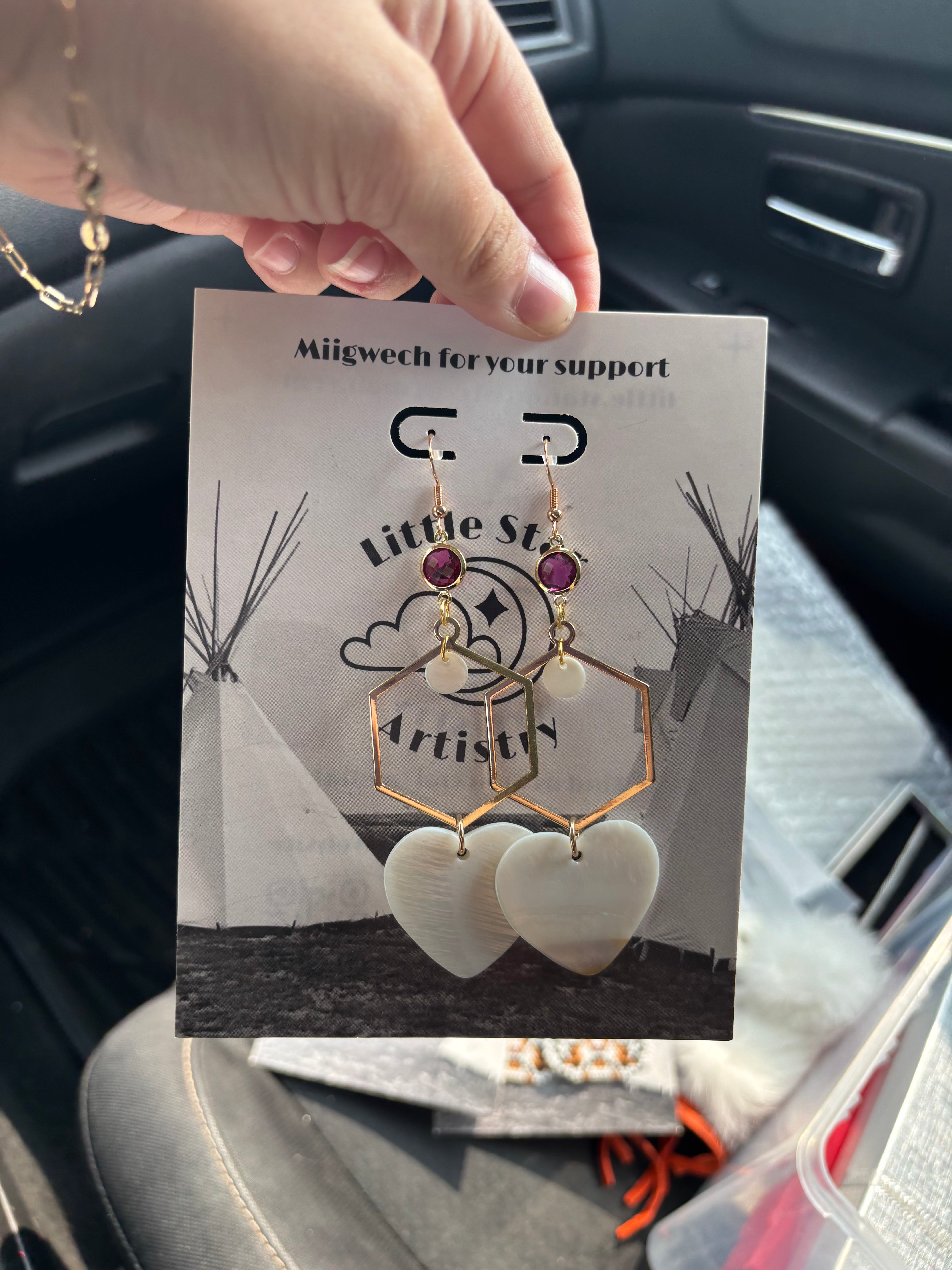 Dorienne Proulx Heart Earrings