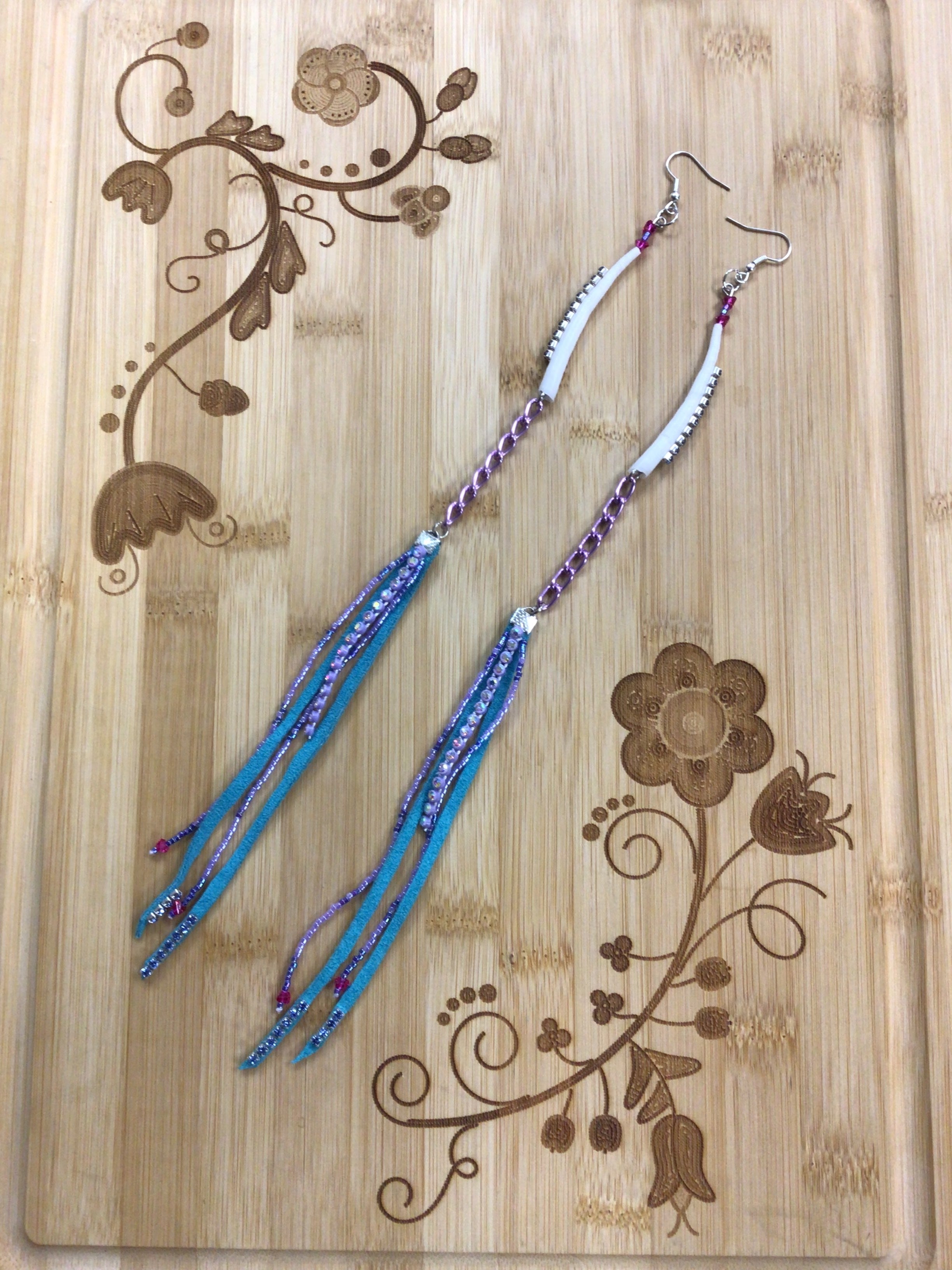 Mikey's Dentalium Earrings