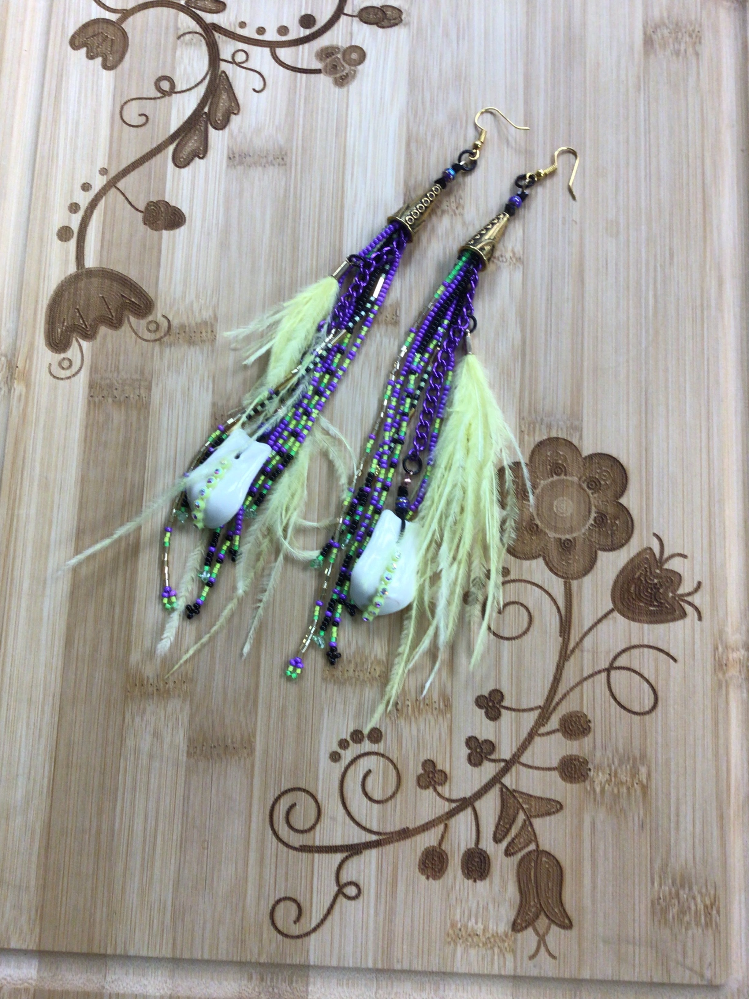 Elk teeth fringe