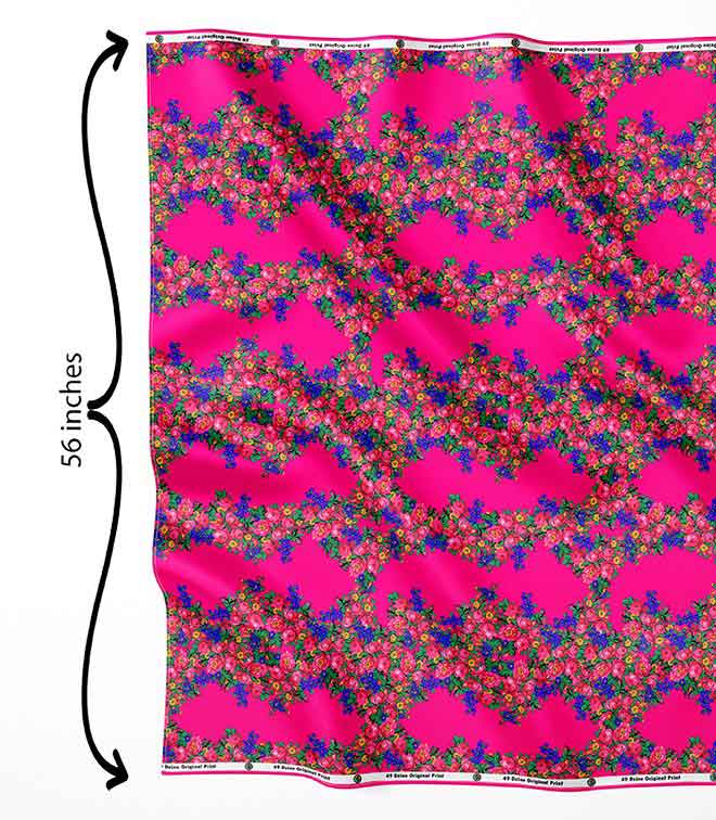 Kokum's Revenge Fuschia 56 inch Cotton Poplin Pre Order