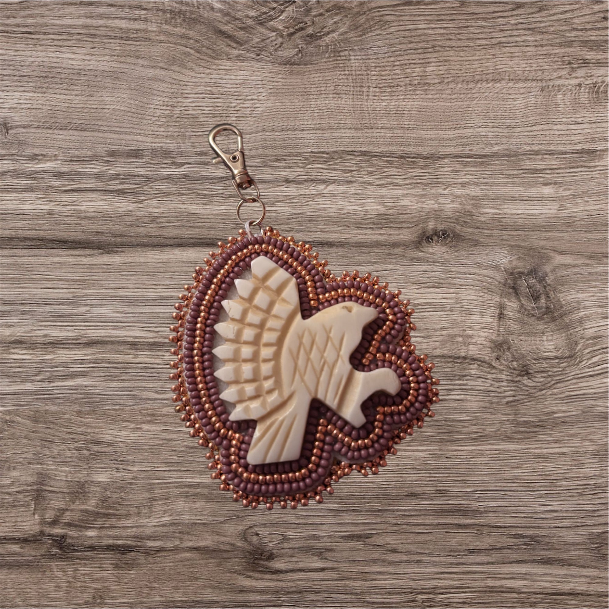 Dorienne Proulx Eagle Keychain