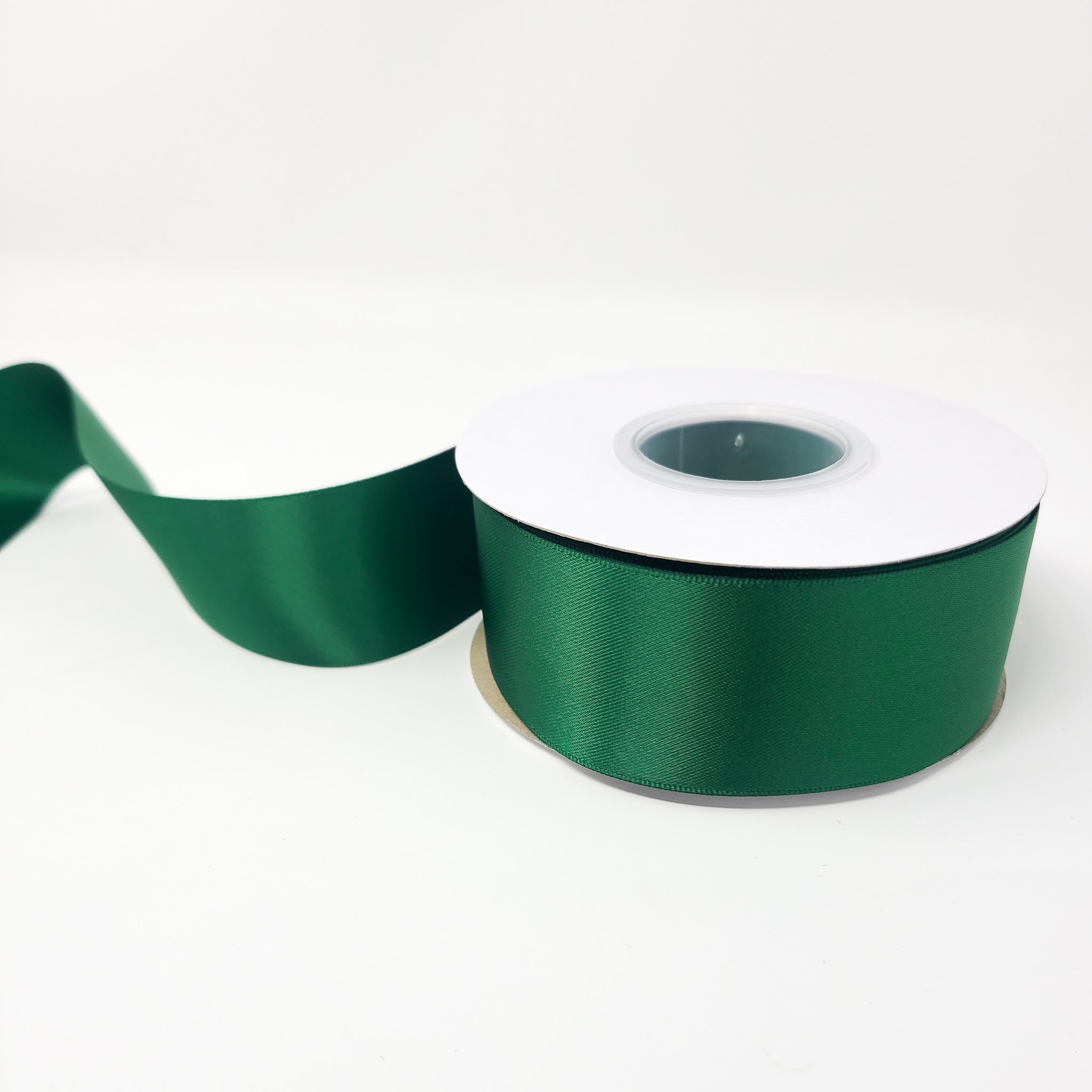 Forest Green - Double Face 1.5 inch Solid Colored Ribbon