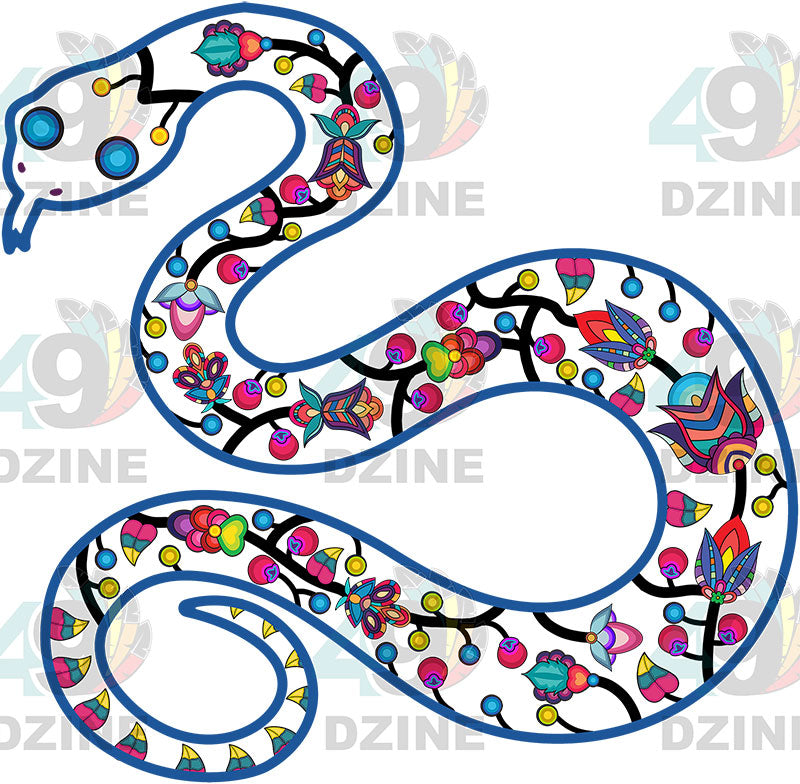 Snake Animal Motif 2-M Various Sizes