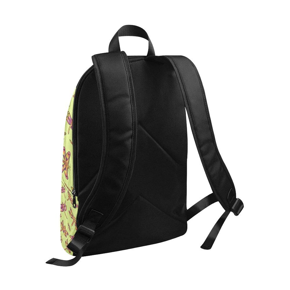 Gathering Lime Fabric Backpack for Adult (Model 1659) Casual Backpack for Adult (1659) e-joyer 