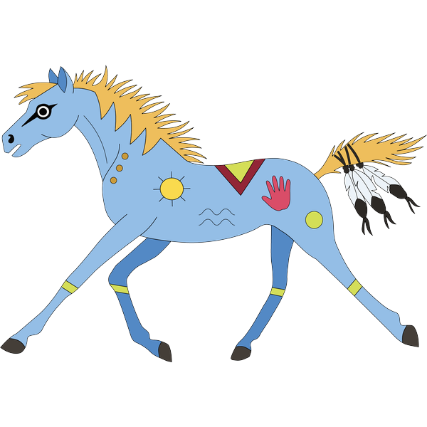Horse 2 2inch by 2inch Vinyl Sticker