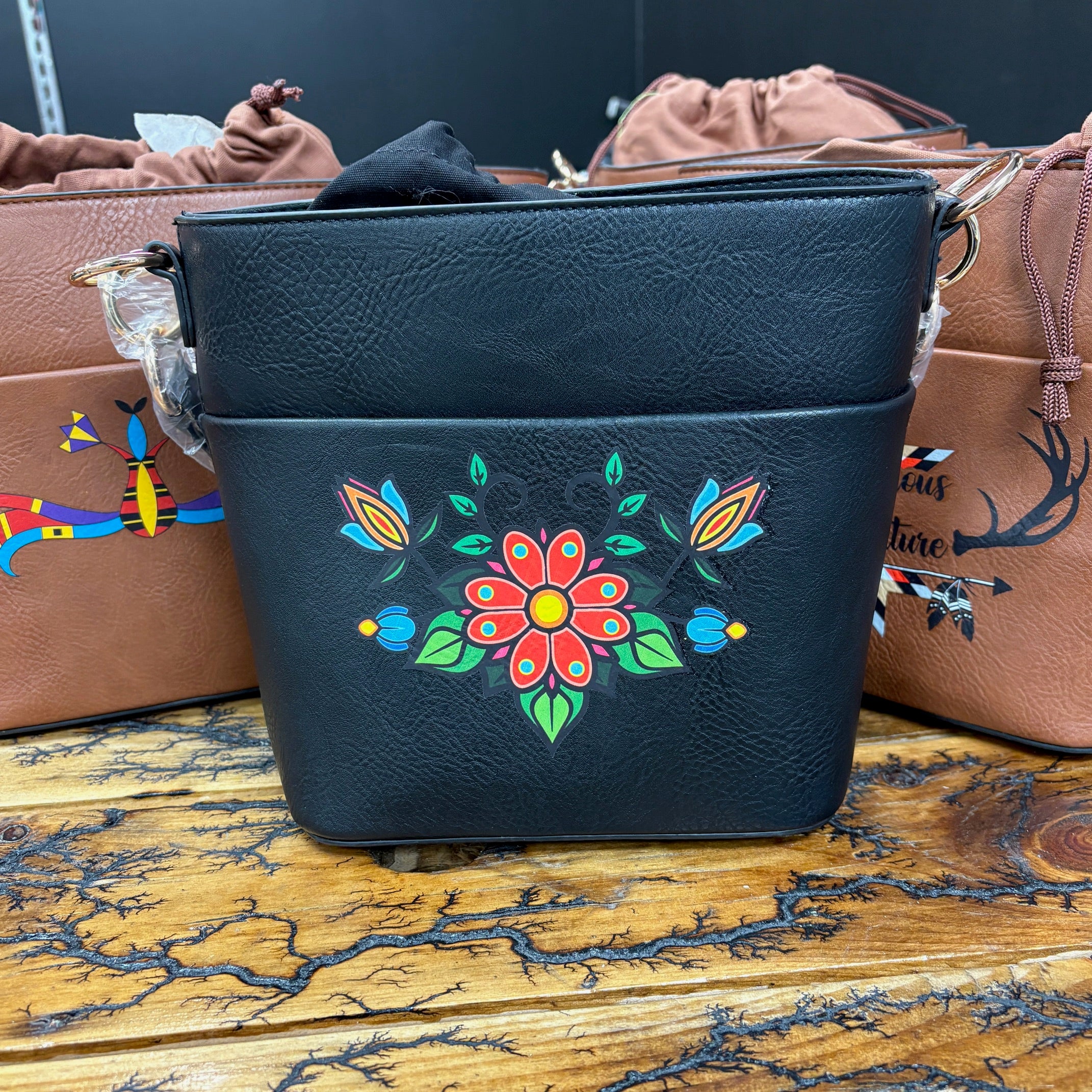 Embellished Leather Purse