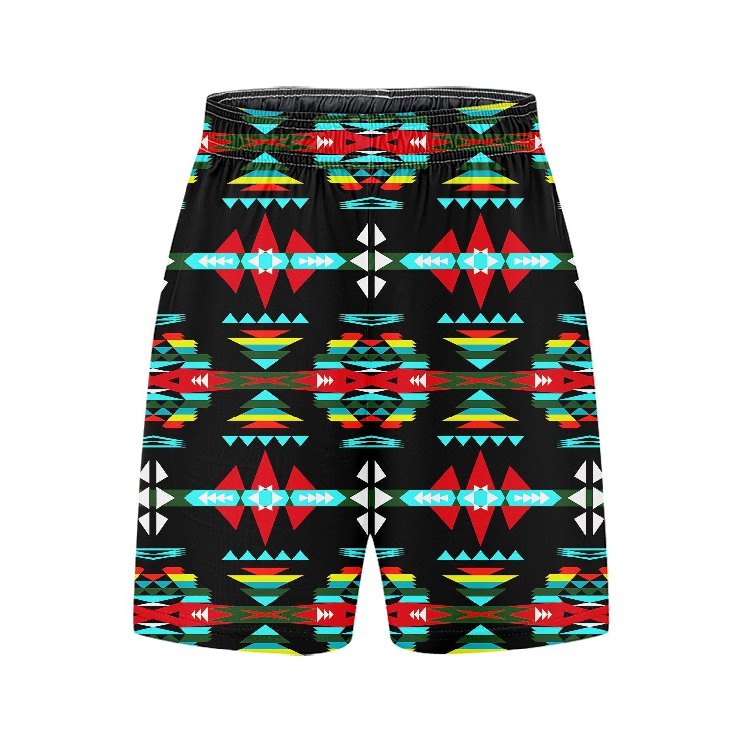 River Trail Sunset Basketball Shorts 49 Dzine 