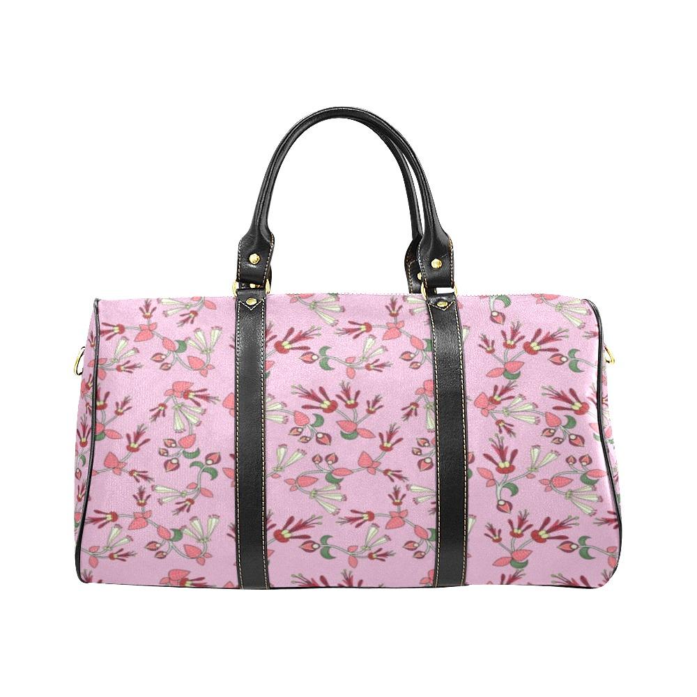 Strawberry Floral New Waterproof Travel Bag/Large (Model 1639) Waterproof Travel Bags (1639) e-joyer 