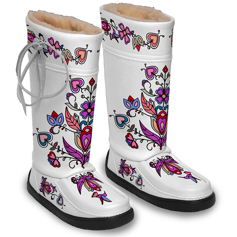 Frosted Leaf Spirit White Tall Style MocLux EU42 (Clearance)