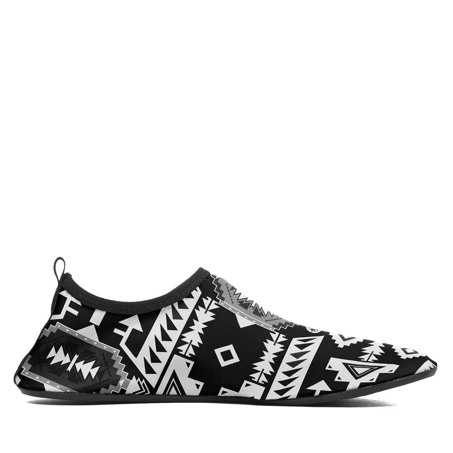 Chiefs Mountain Black and White Kid's Sockamoccs