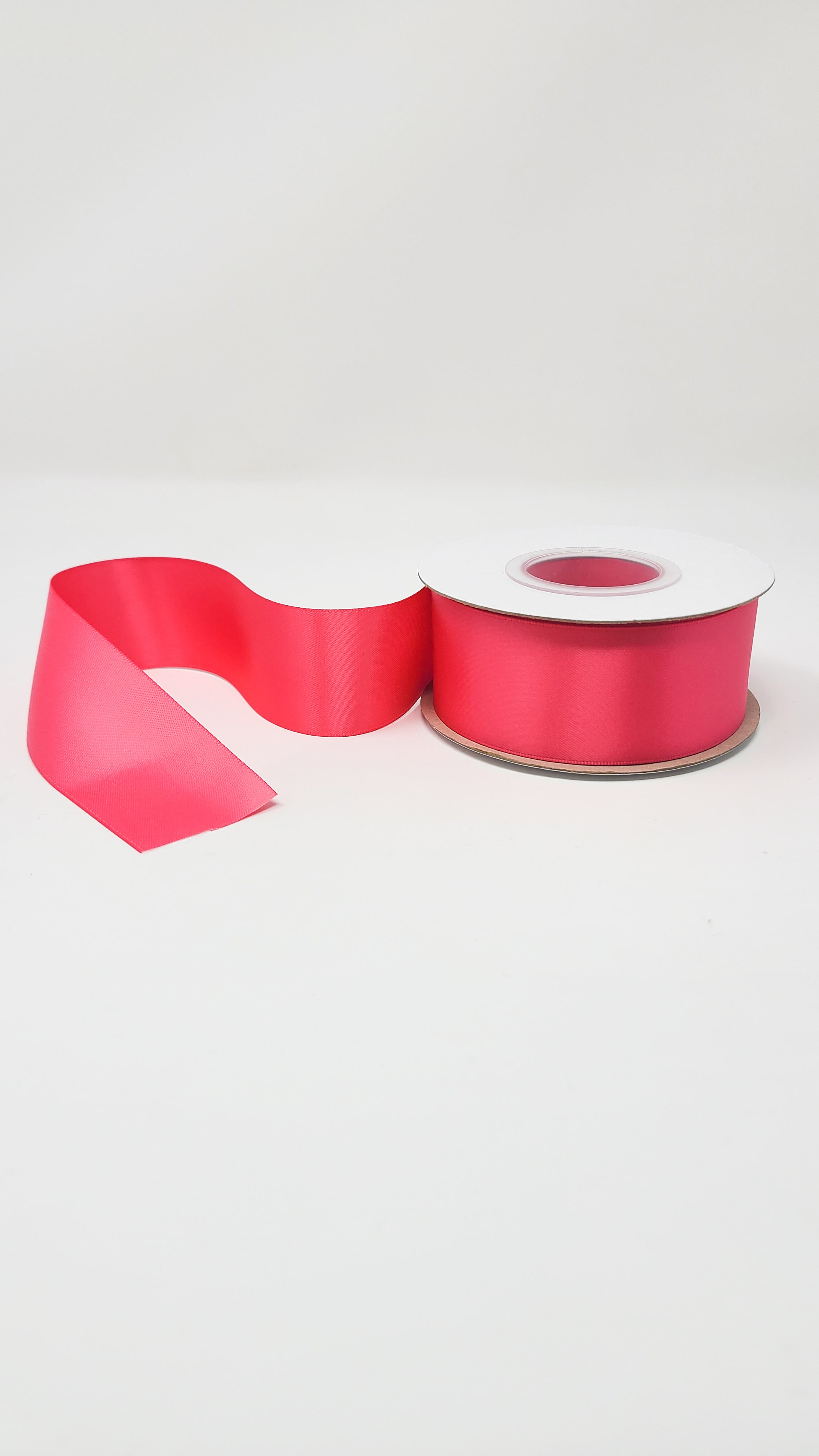 Passion Fruit - Double Face 1.5 inch Solid Colored Ribbon