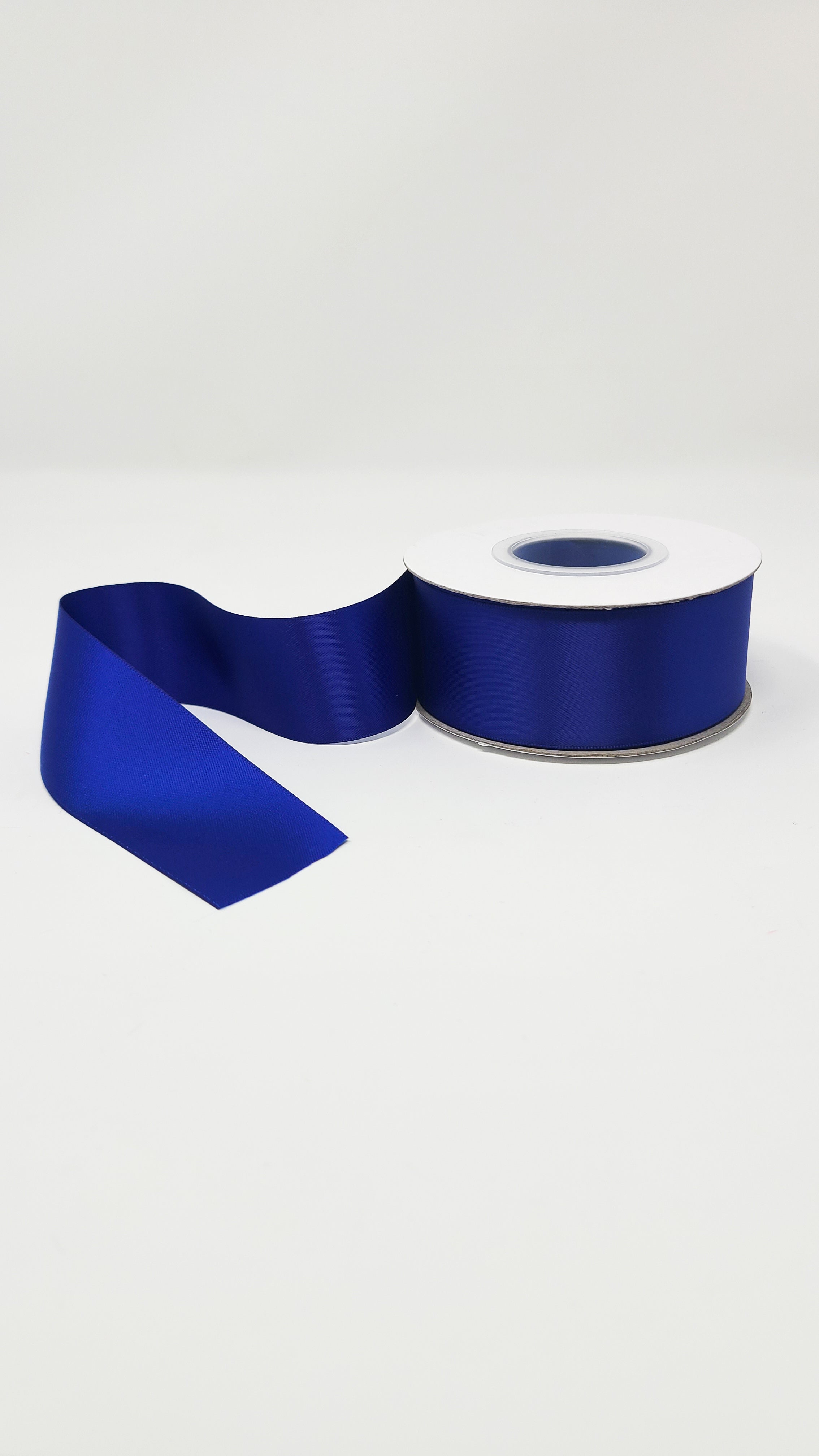 Cobalt - Double Face 1.5 inch Solid Colored Ribbon