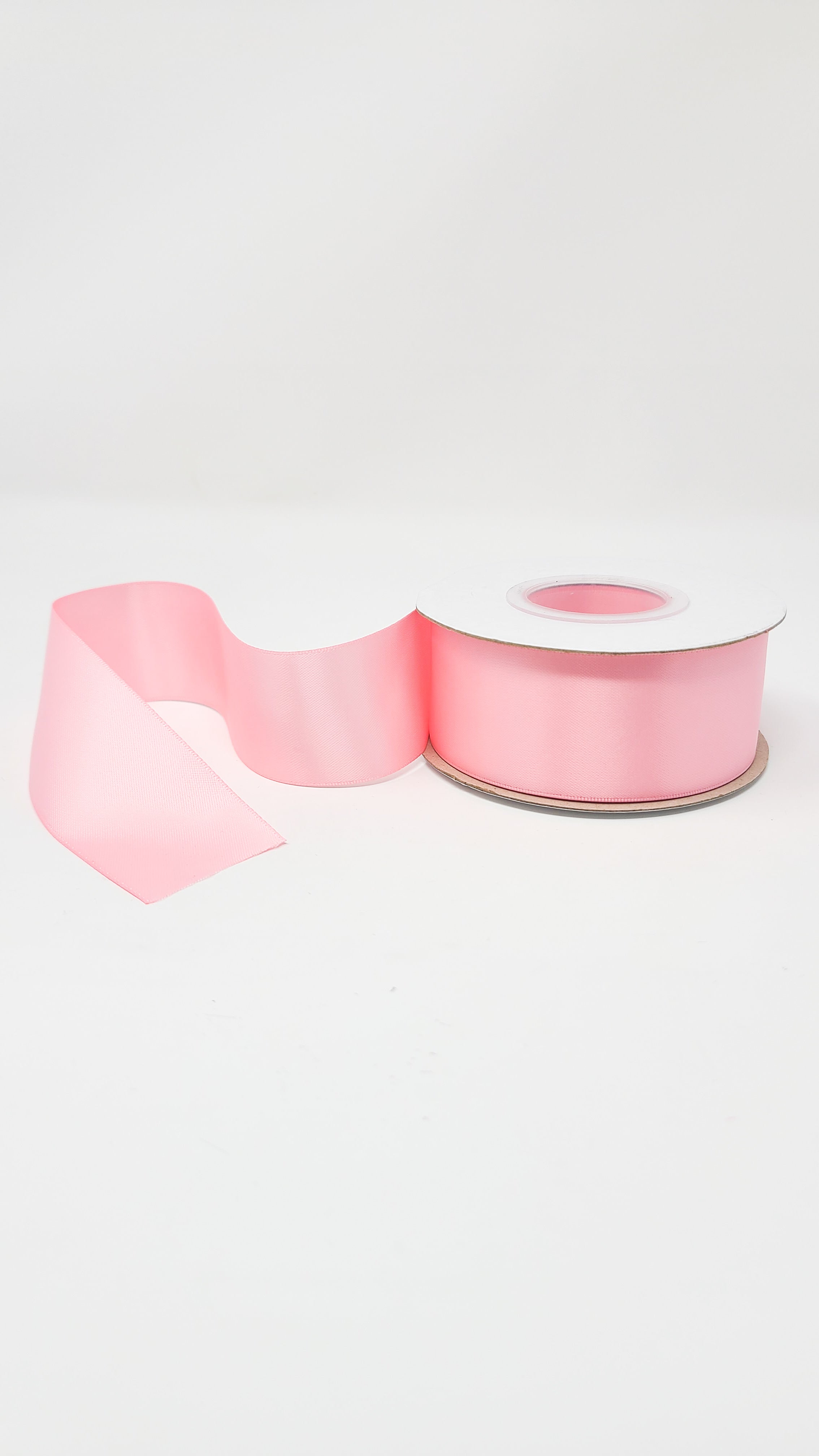 Pink - Double Face 1.5 inch Solid Colored Ribbon