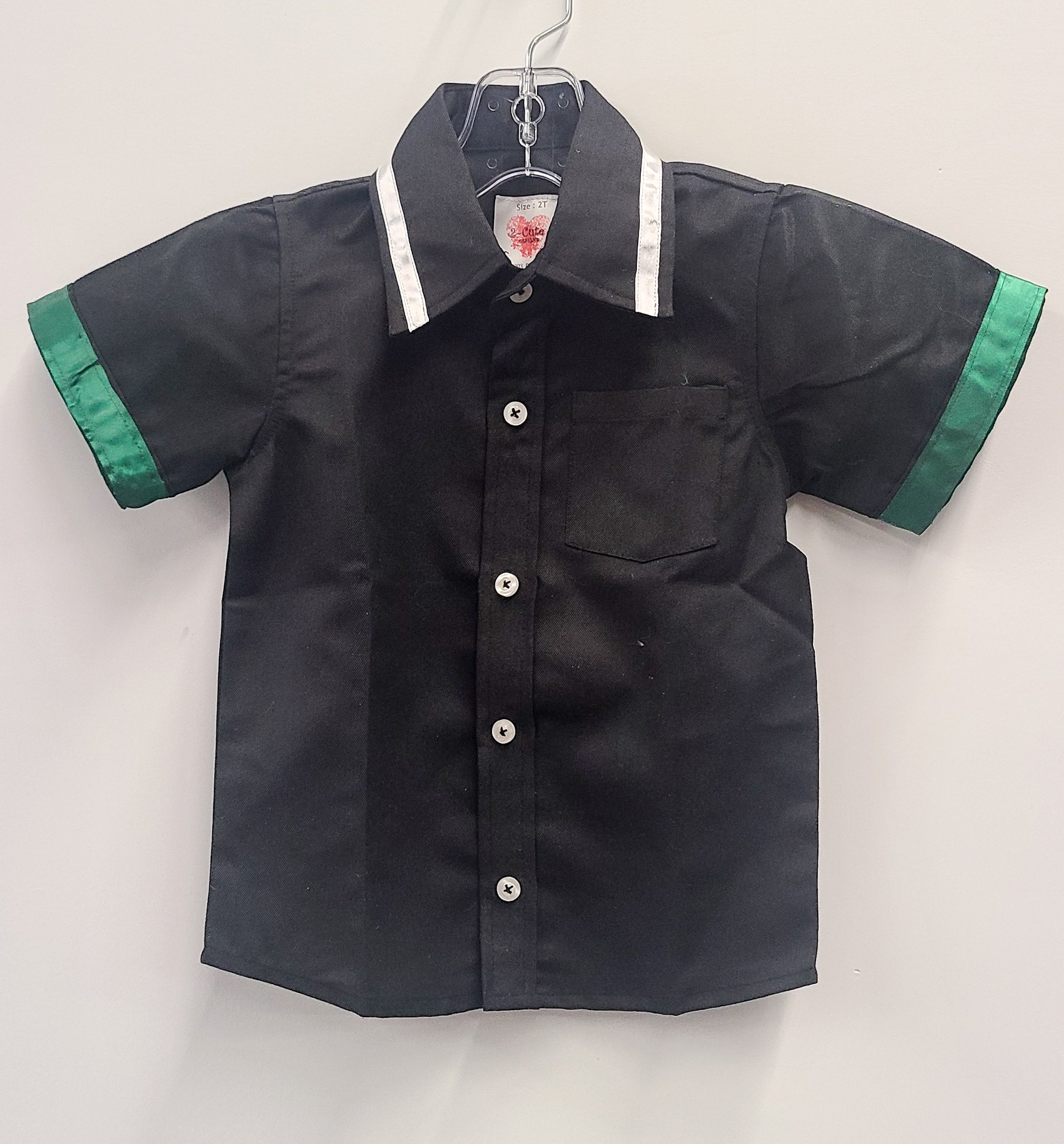 Toddlers Button Up Collared Shirts- 2T