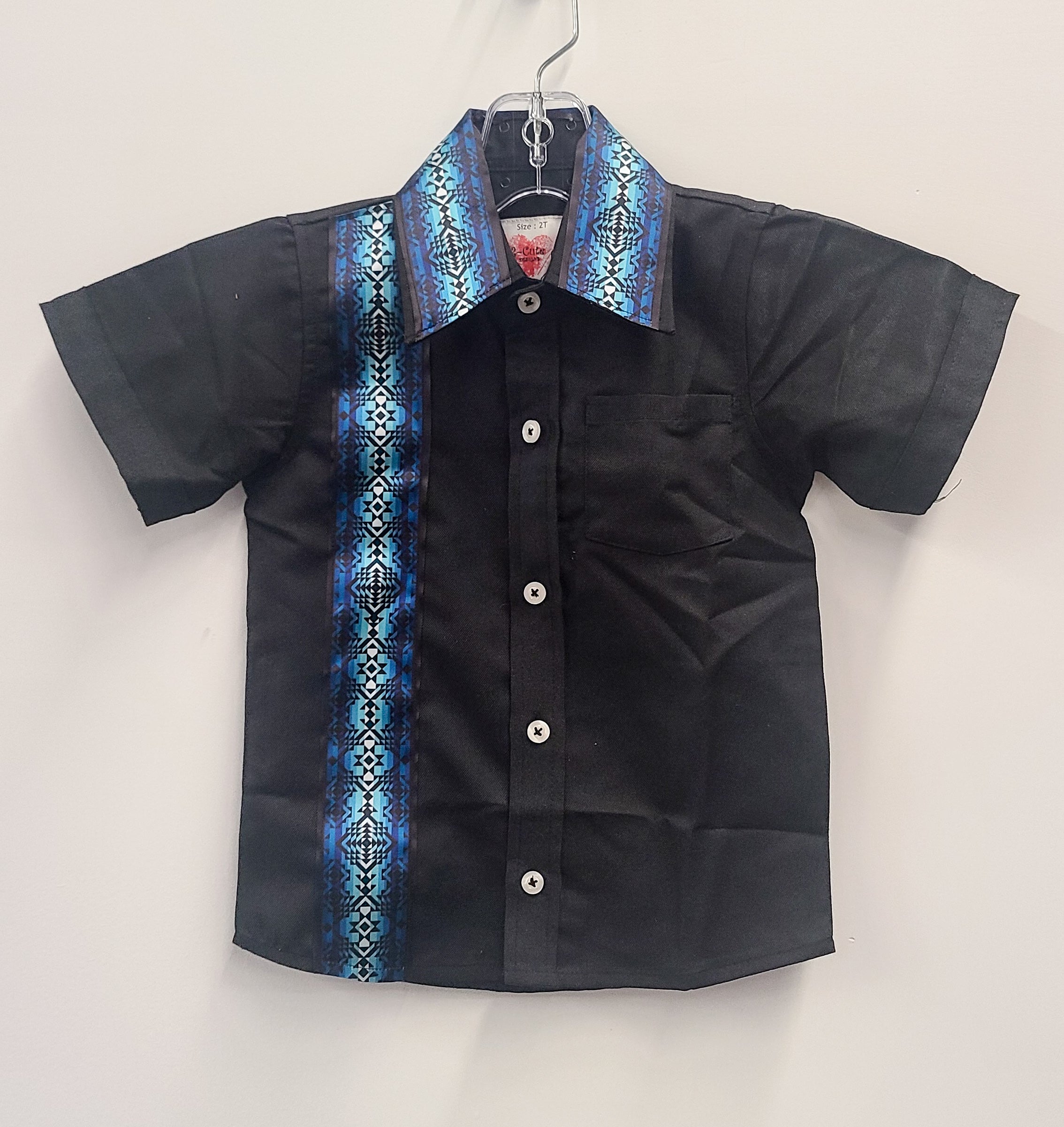 Toddlers Button Up Collared Shirts- 2T