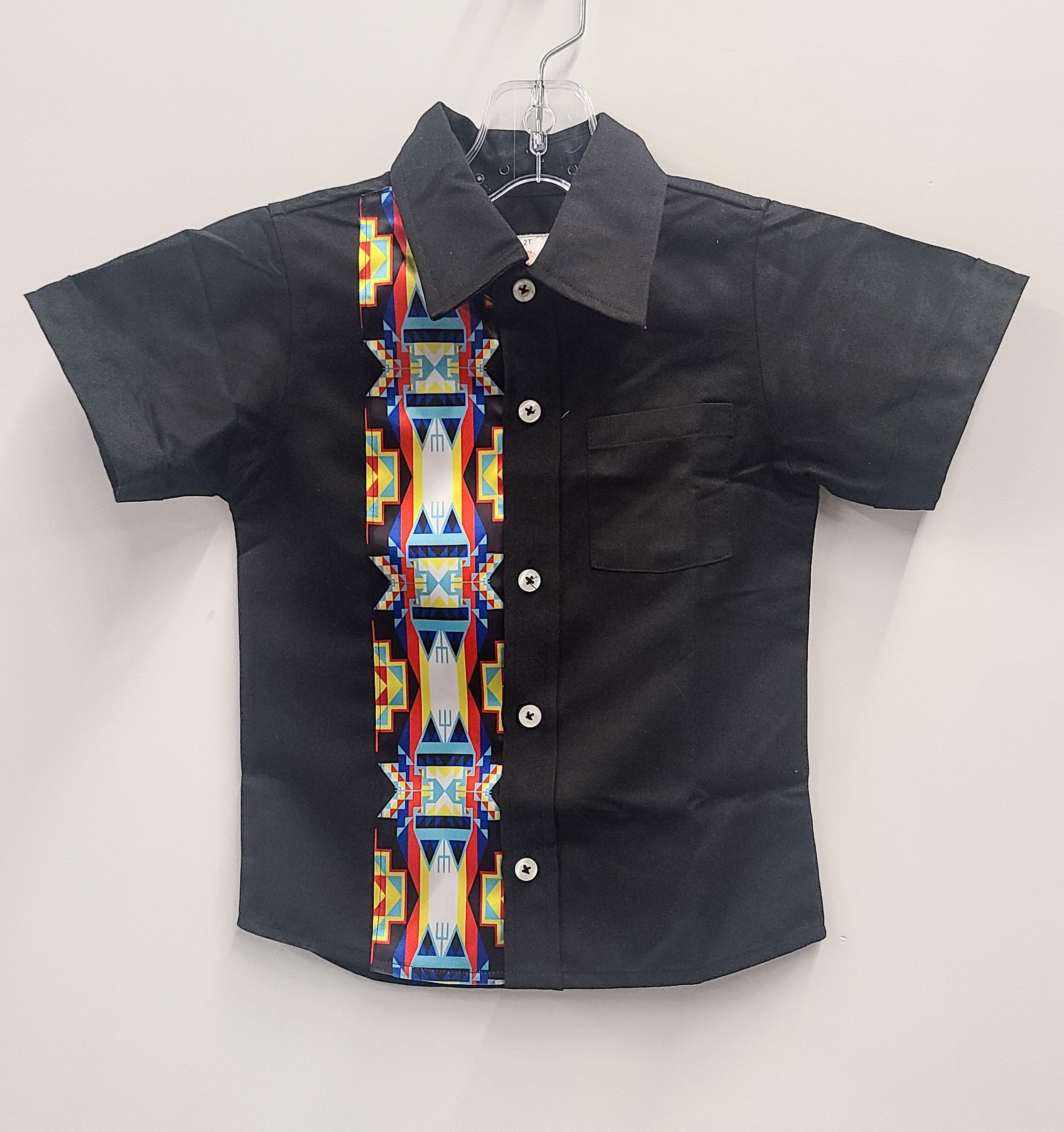 Toddlers Button Up Collared Shirts- 2T