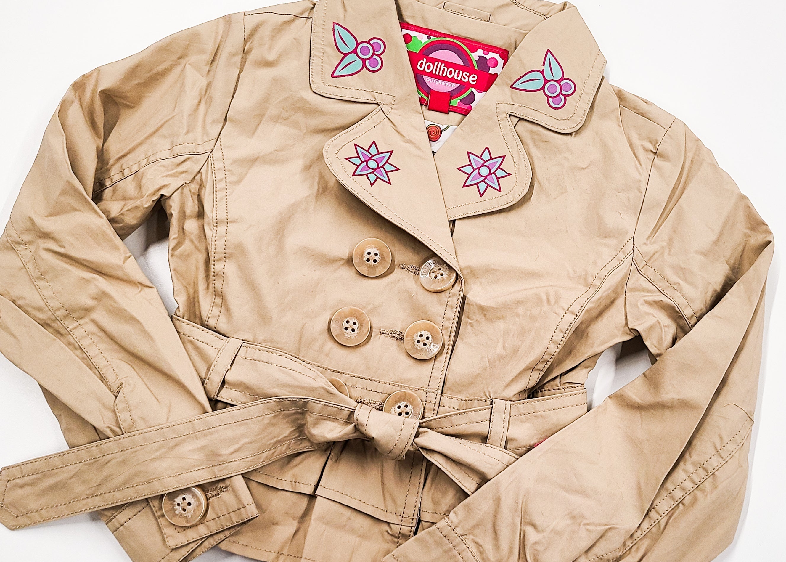 Children's Trench Coat with Transfer