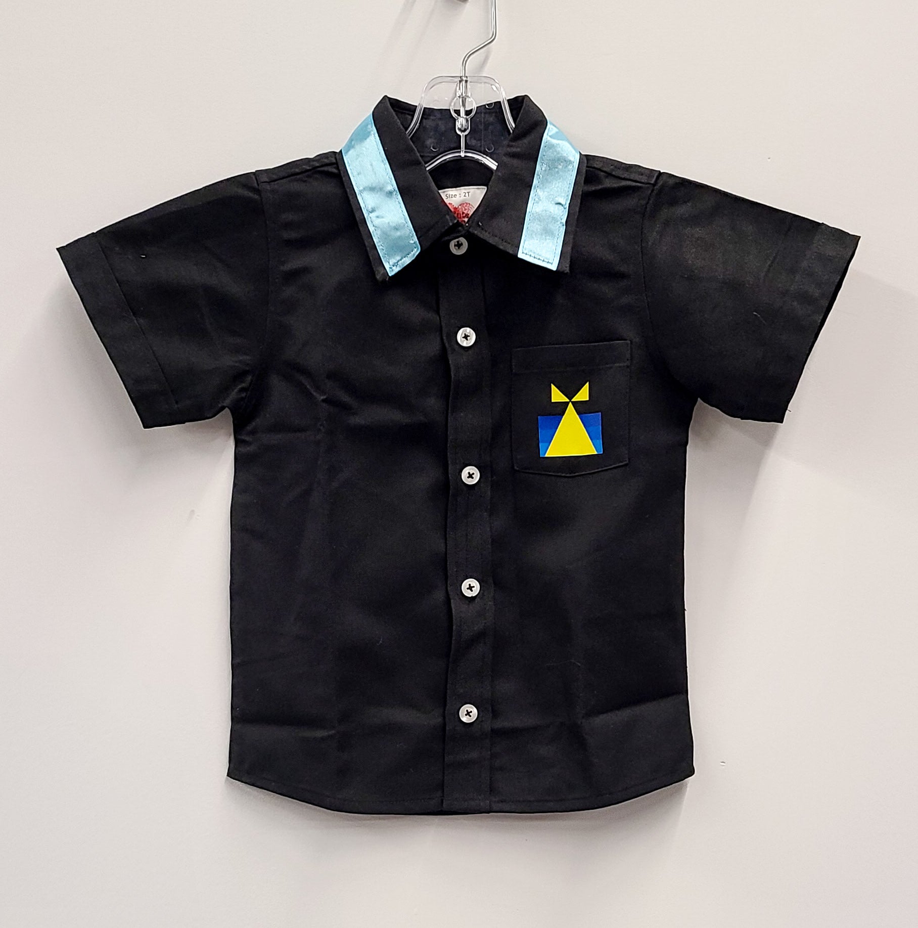 Toddlers Button Up Collared Shirts- 2T