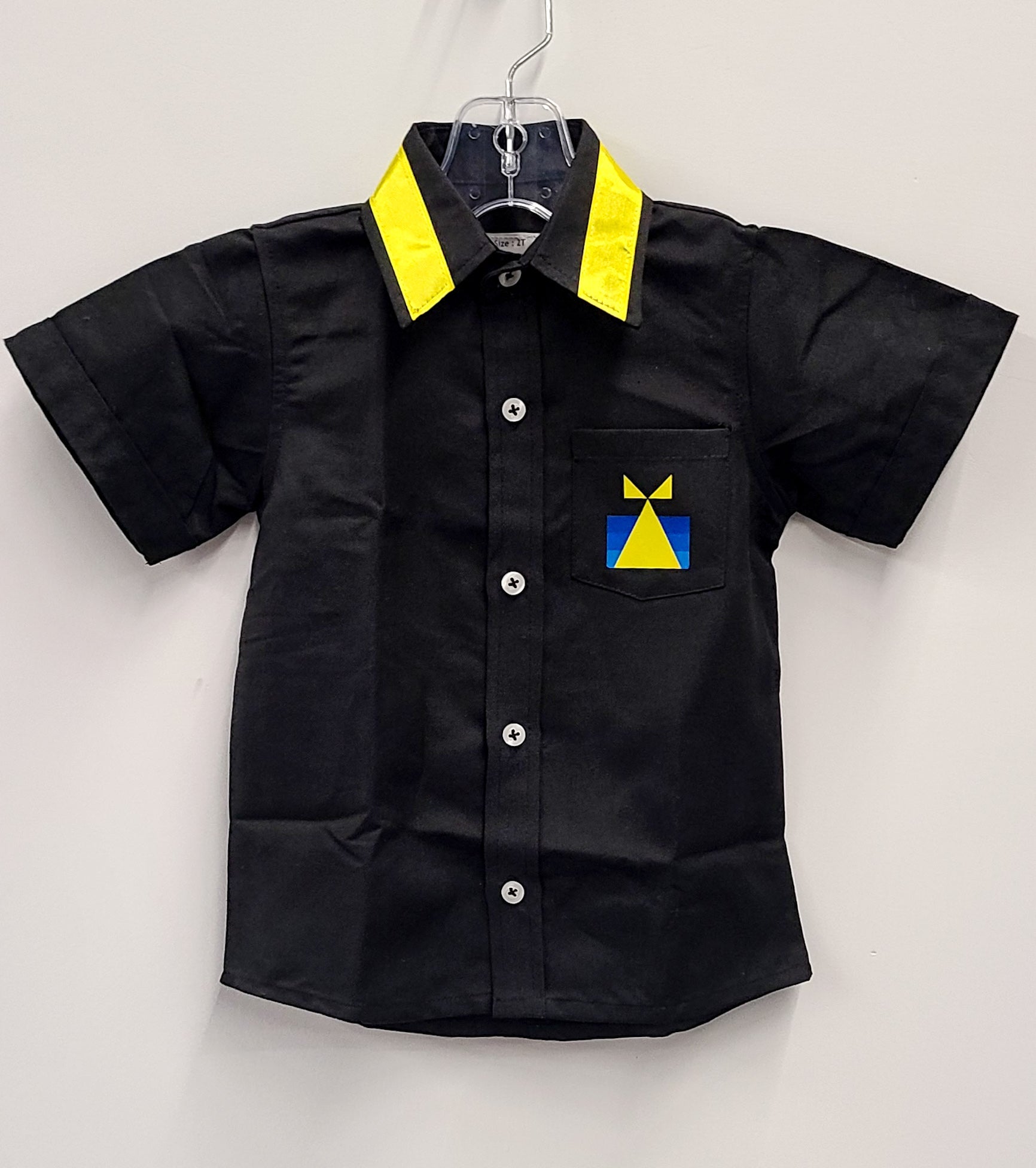 Toddlers Button Up Collared Shirts- 2T