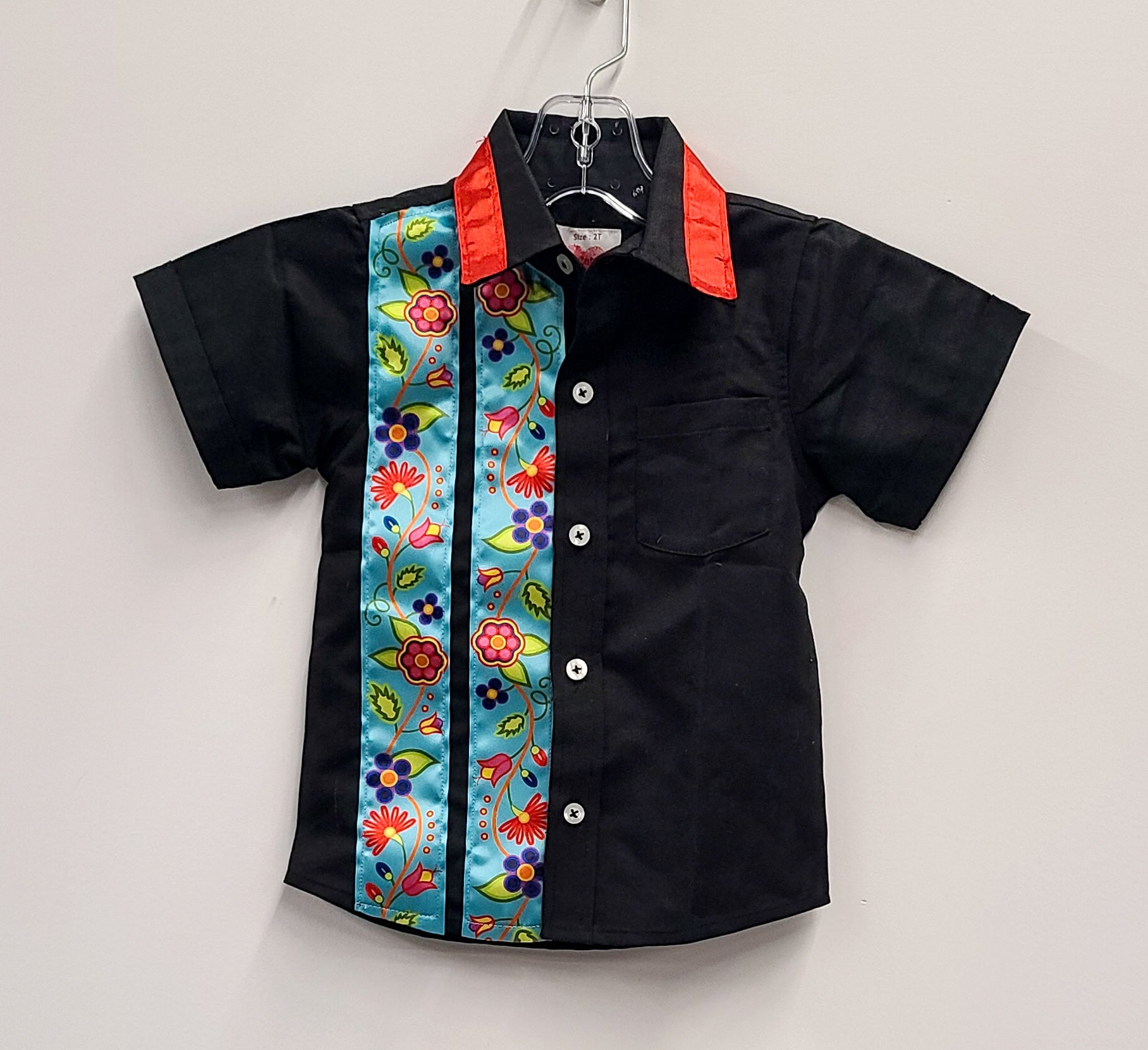 Toddlers Button Up Collared Shirts- 2T