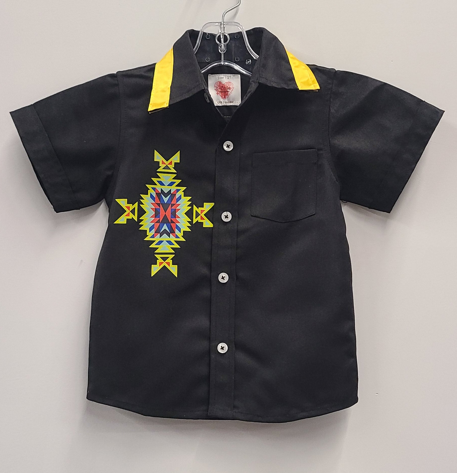 Toddlers Button Up Collared Shirts- 2T