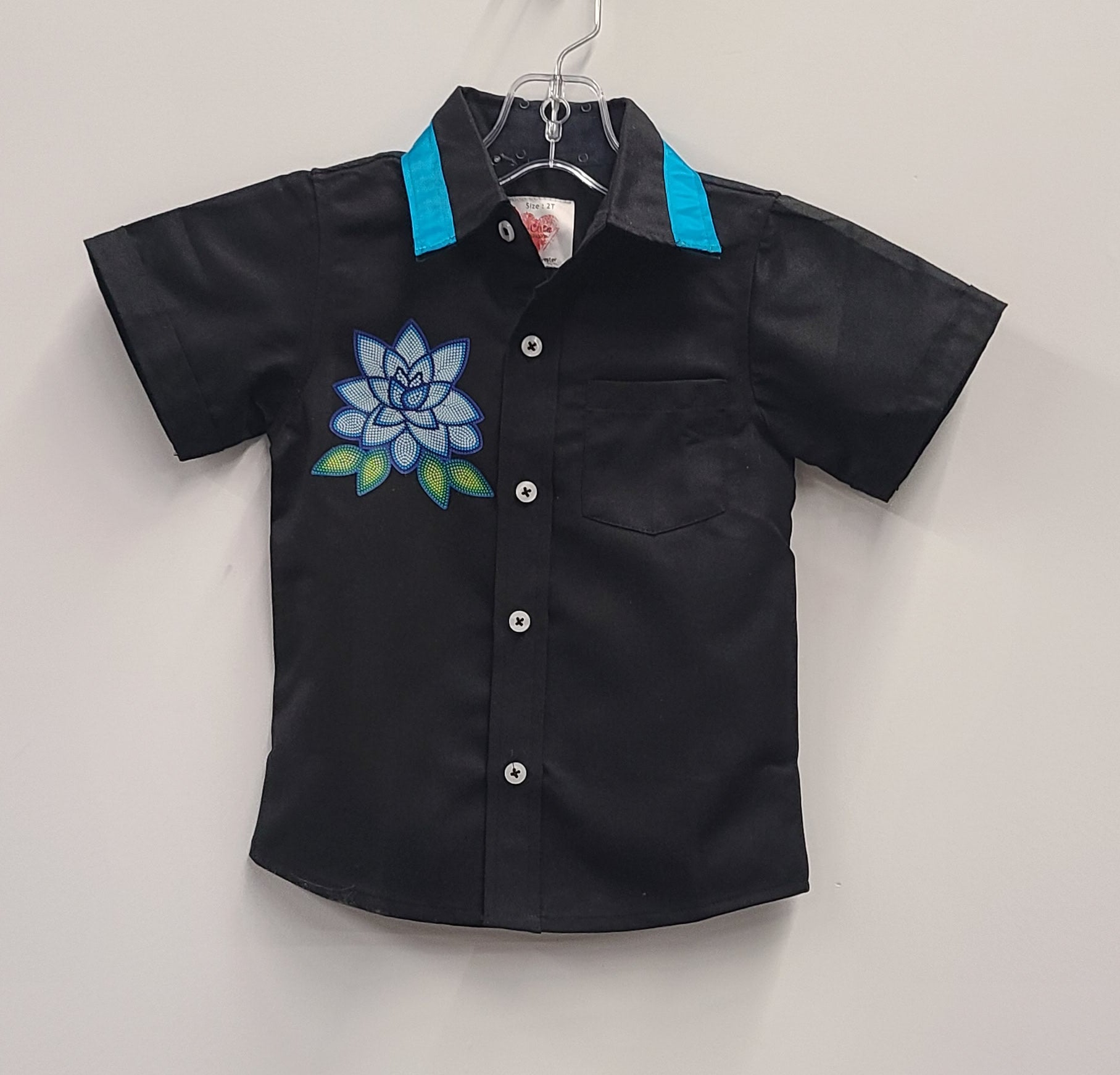 Toddlers Button Up Collared Shirts- 2T