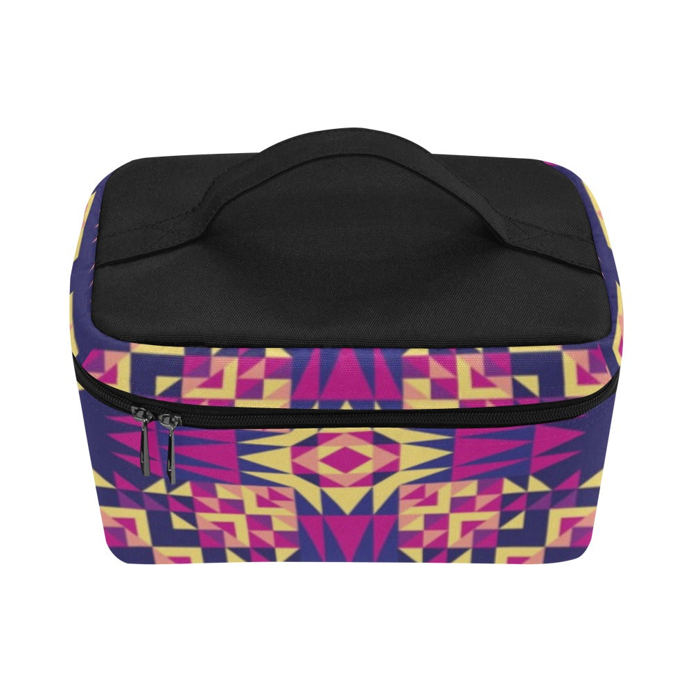 Kaleidoscope Bleu Cosmetic Bag