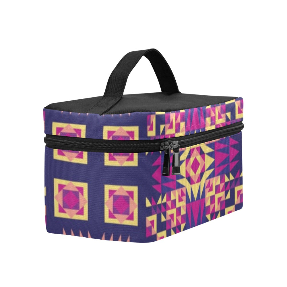 Kaleidoscope Bleu Cosmetic Bag