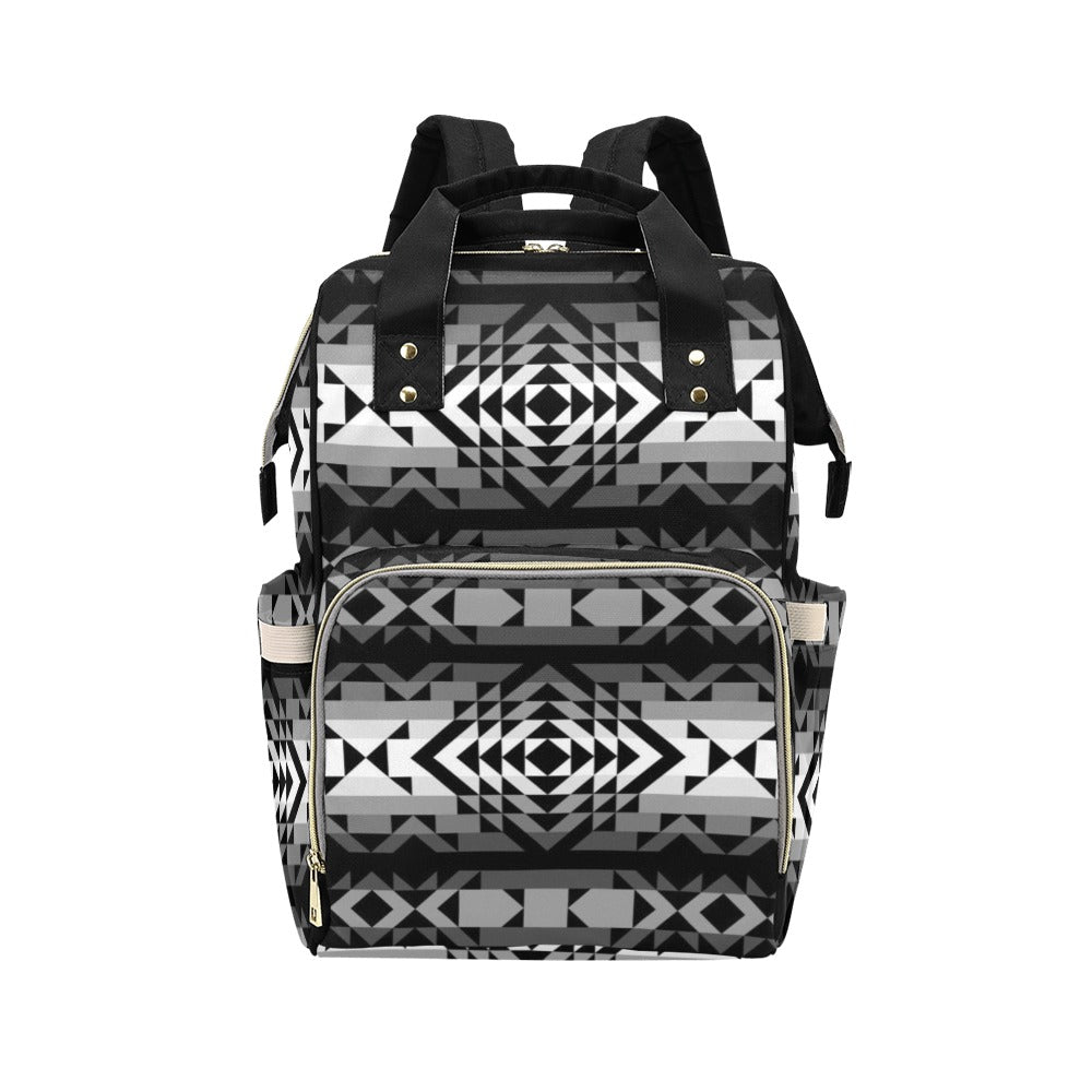 Black Rose Shadow Multi-Function Diaper Backpack