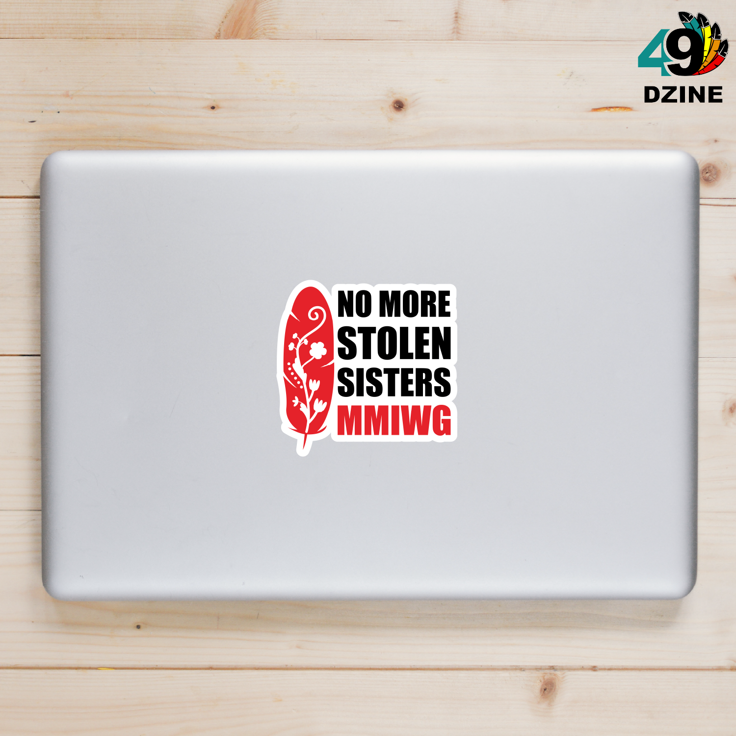 No More Stolen Sisters MMIWG Sticker 3" x 3"