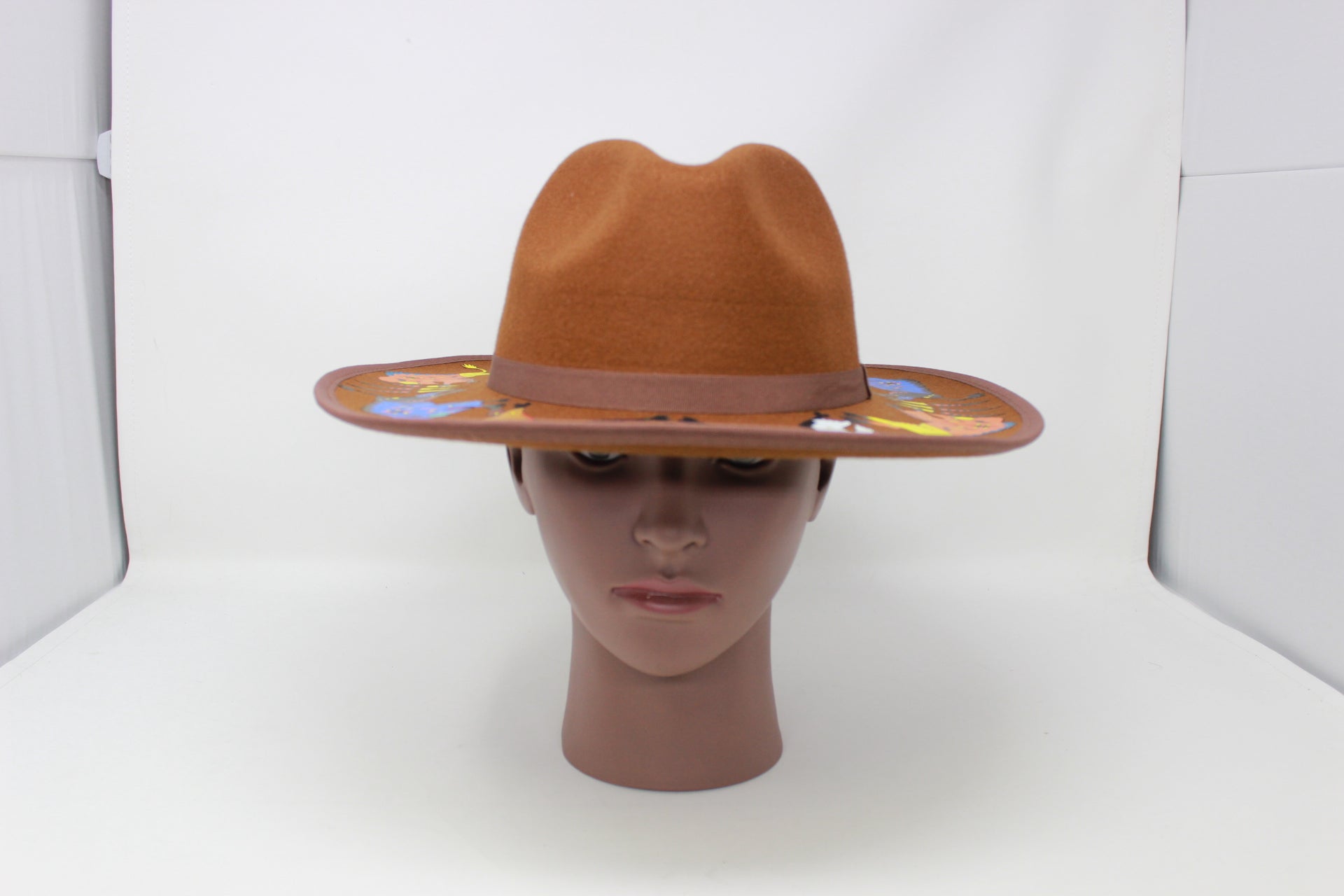 Ledger Buffalo Brown Fedora Hat