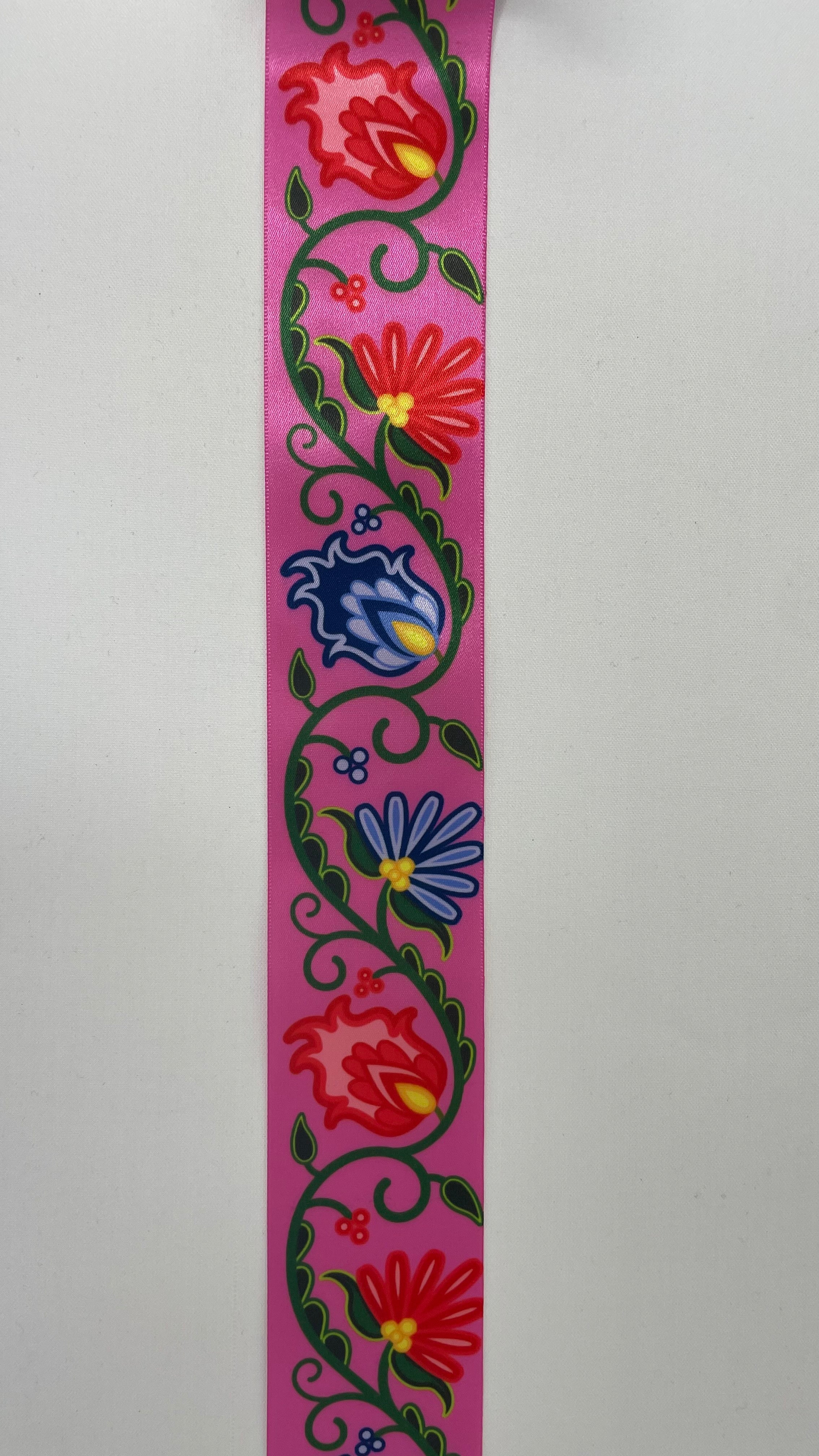 2 inch Printed Ribbon - Balance Lilac