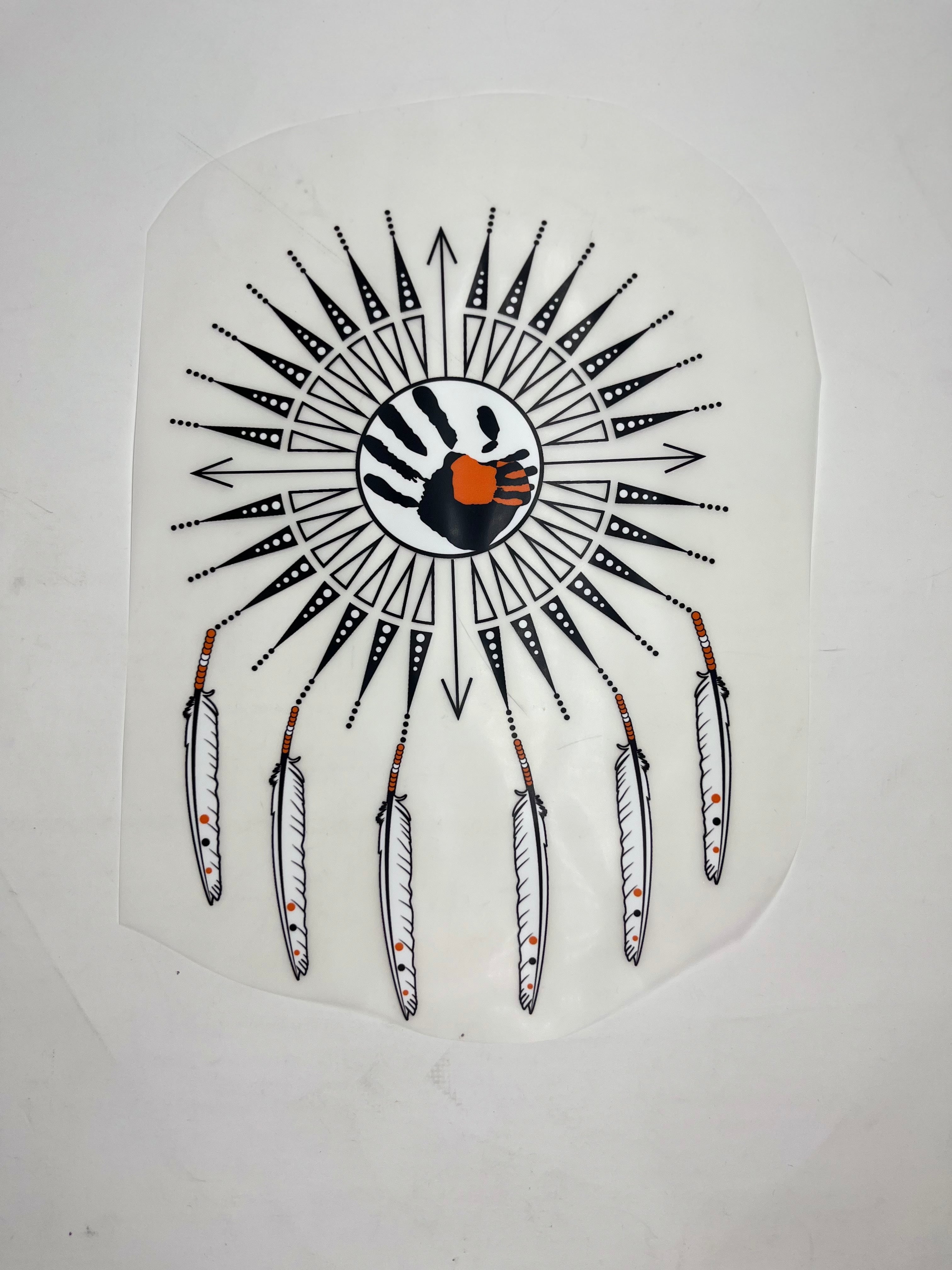 14 IN Every Child Matters Dreamcatcher w Feathers