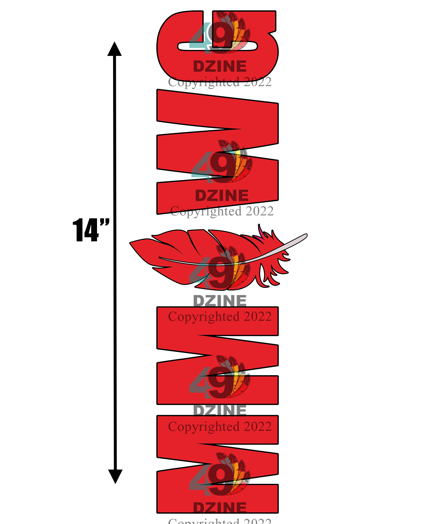 14-inch MMIWG Transfer