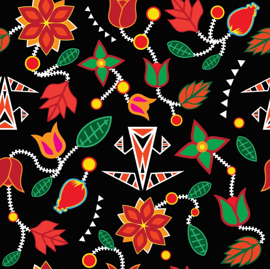 Six Nations Floral Cotton Fabric by the Yard