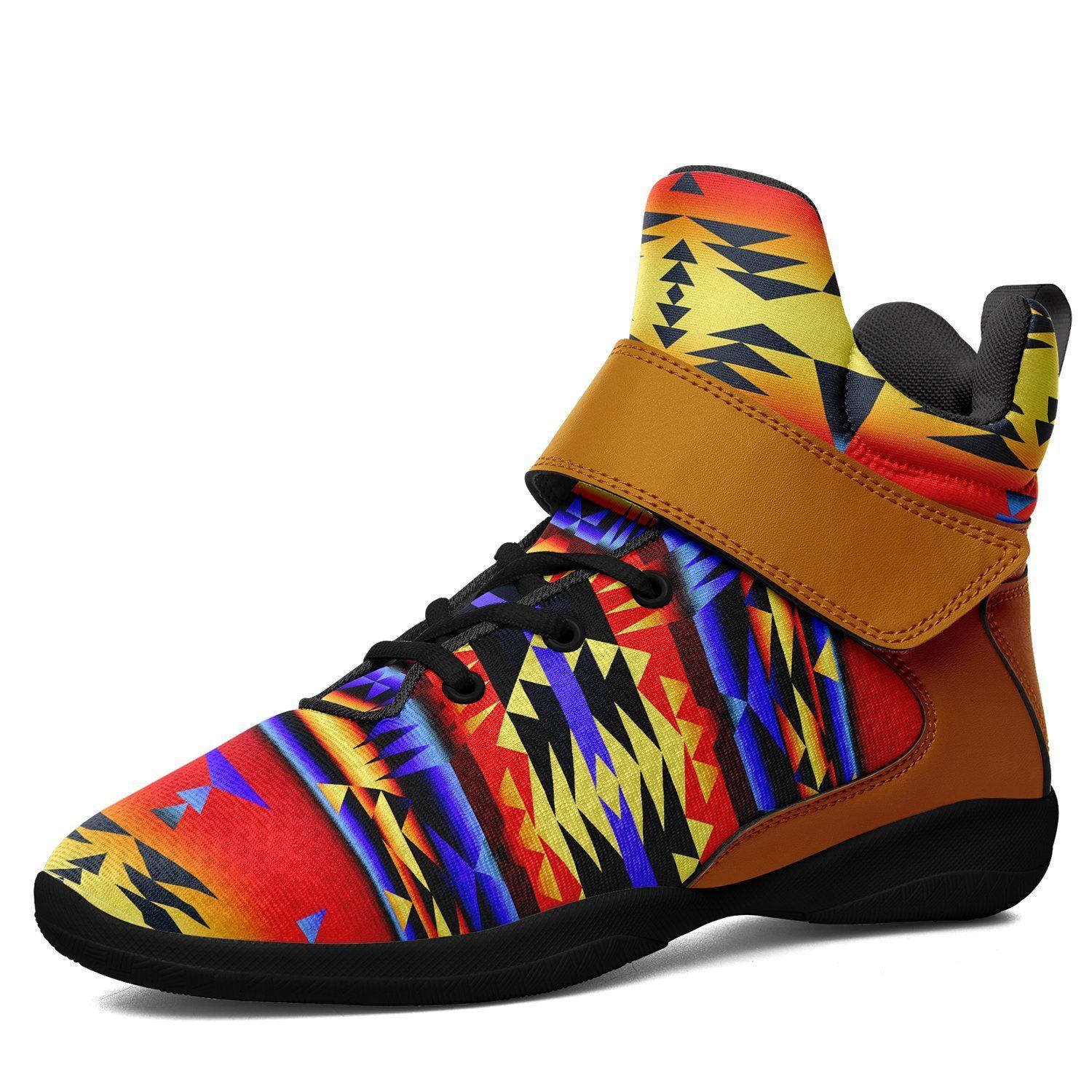Between the San Juan Mountains Ipottaa Basketball / Sport High Top Shoes - Black Sole 49 Dzine US Men 7 / EUR 40 Black Sole with Brown Strap 