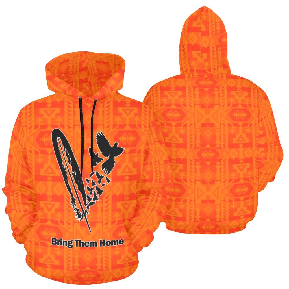 Chiefs Mountain Orange Bring Them Home All Over Print Hoodie for Men (USA Size) (Model H13) All Over Print Hoodie for Men (H13) e-joyer 