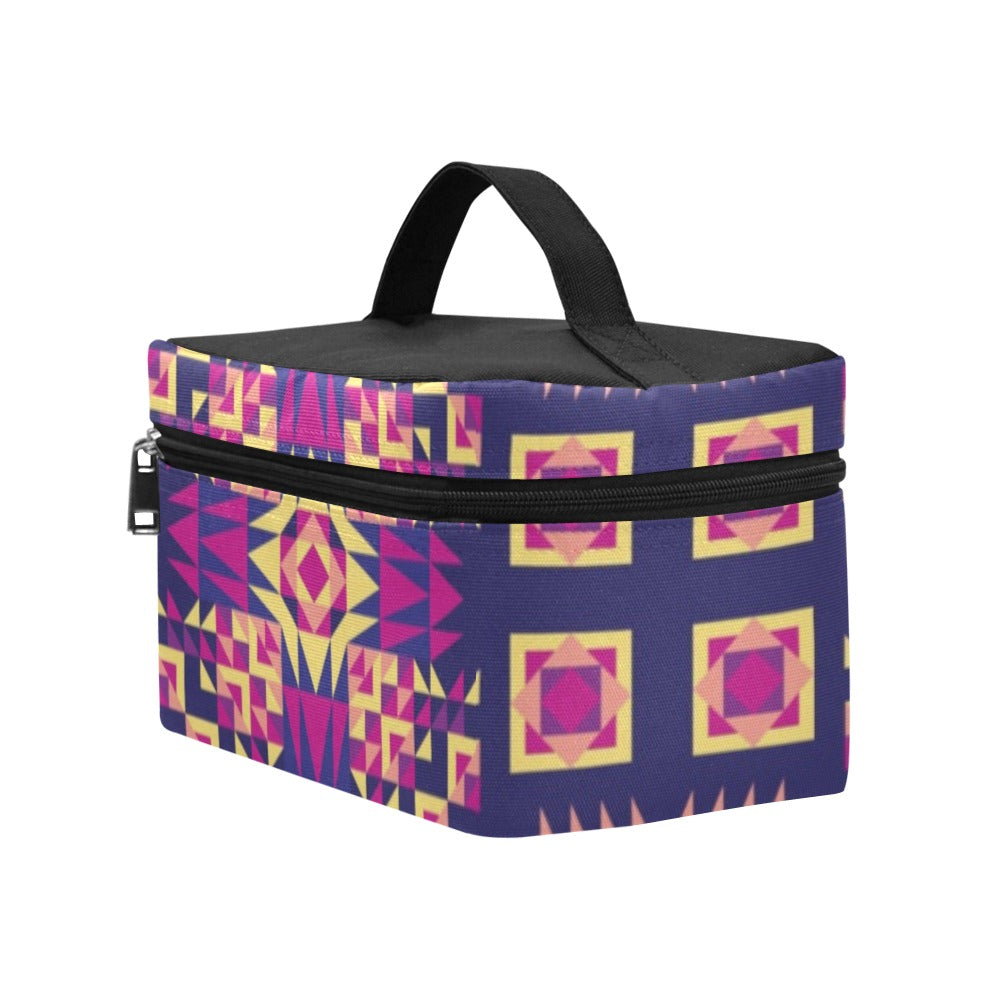 Kaleidoscope Bleu Cosmetic Bag