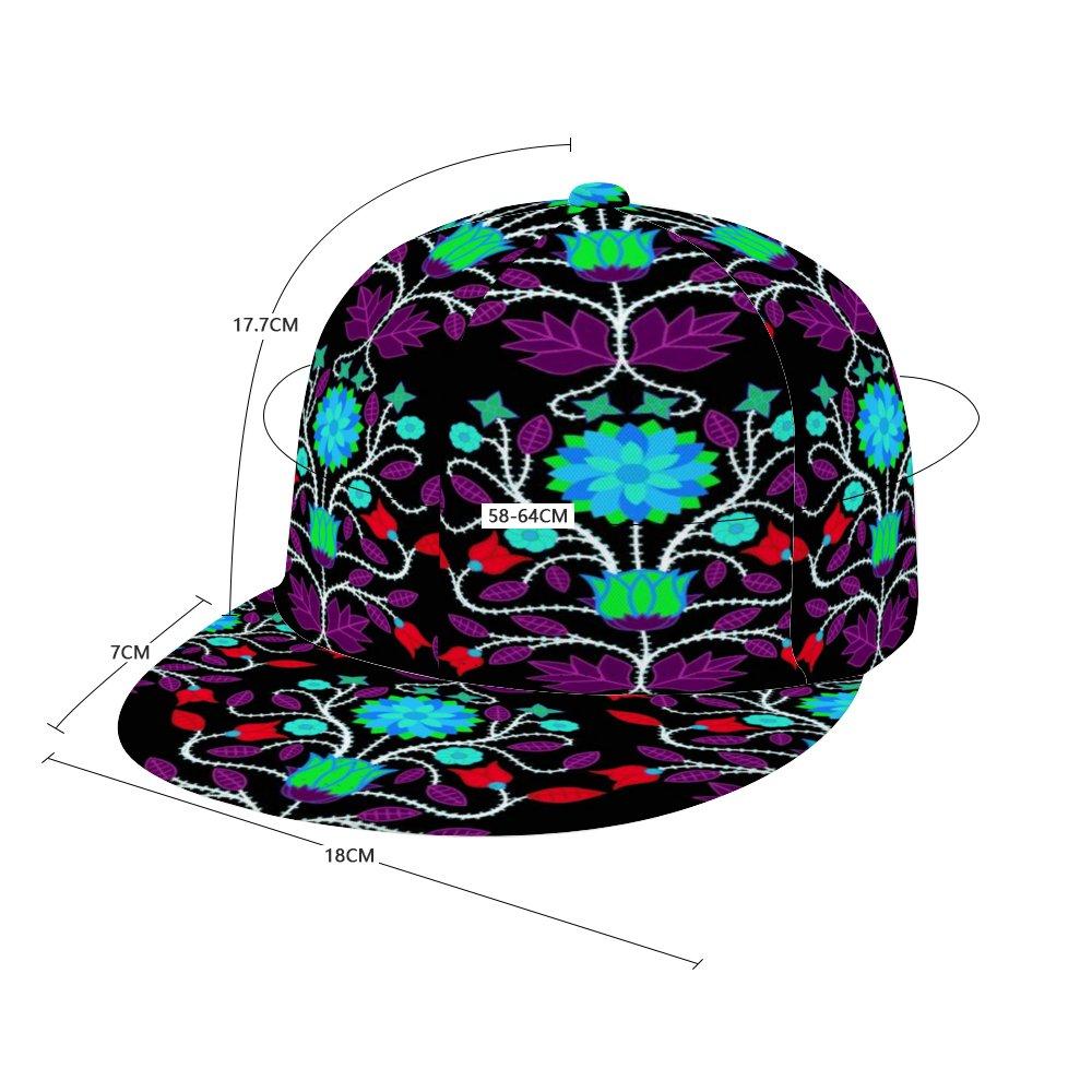 Floral Beadwork Four Clans Winter Snapback Hat Herman 