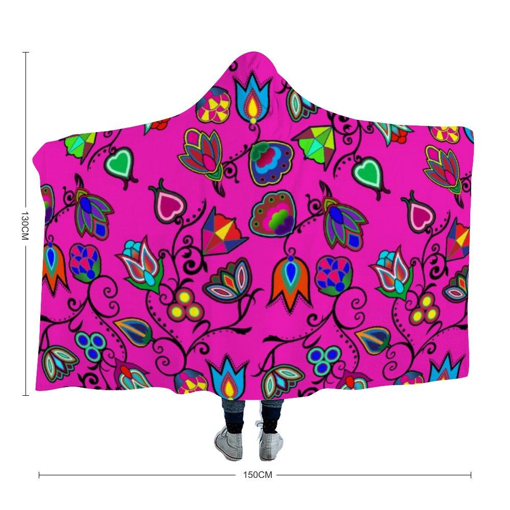 Indigenous Paisley Hooded Blanket Herman Youth Size - 51"x60" 