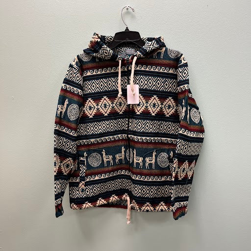 Chakana Geometric Alpaca Jacket