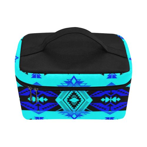 Soveriegn Nation Midnight Cosmetic Bag/Large (Model 1658) Cosmetic Bag e-joyer 