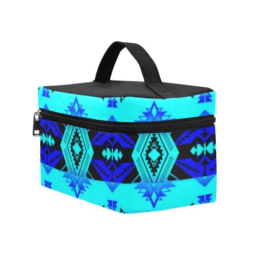 Soveriegn Nation Midnight Cosmetic Bag/Large (Model 1658) Cosmetic Bag e-joyer 